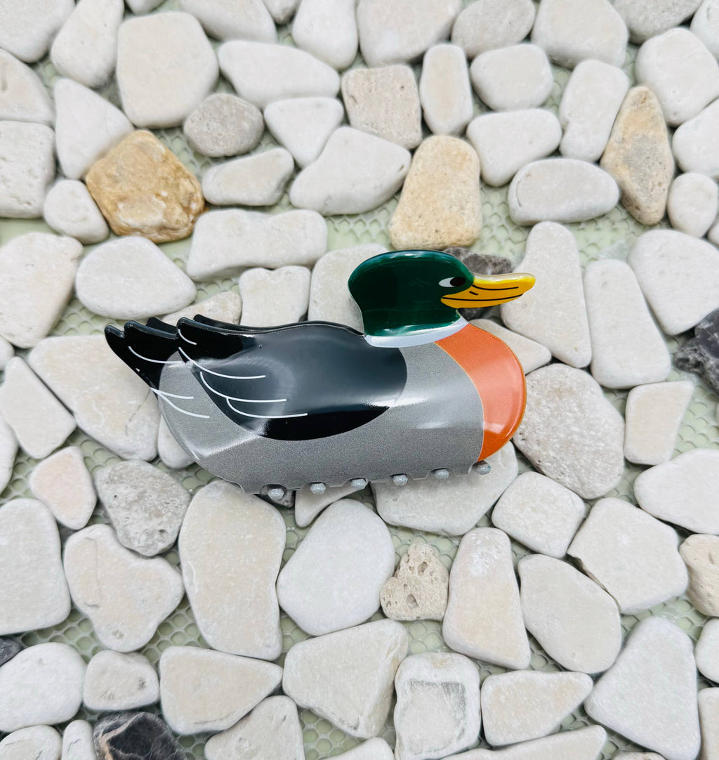 JUMBO MALLARD DUCK HAIR CLAW CLIPS  ETA 9/16
