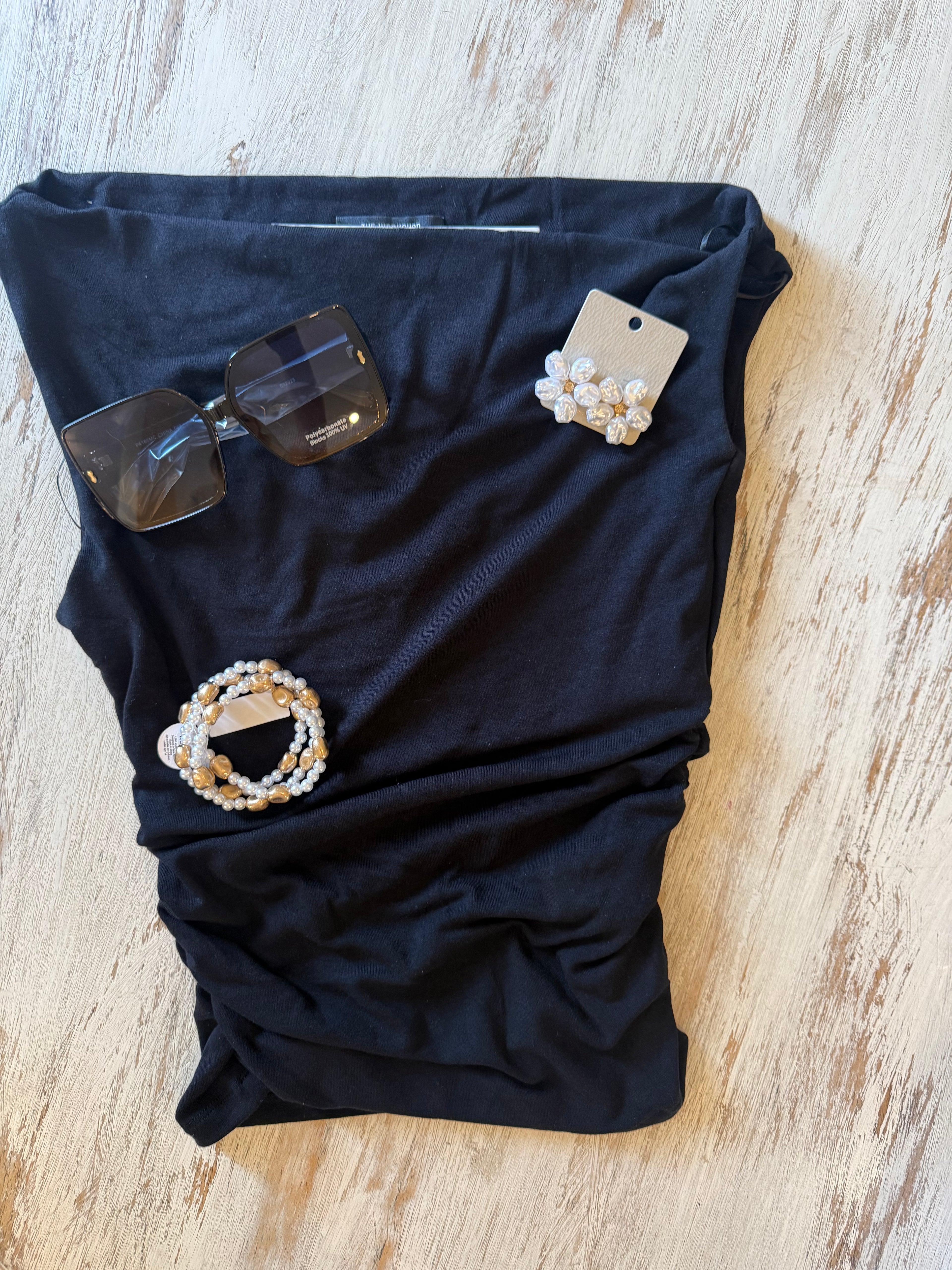 Summer Nights Top Black