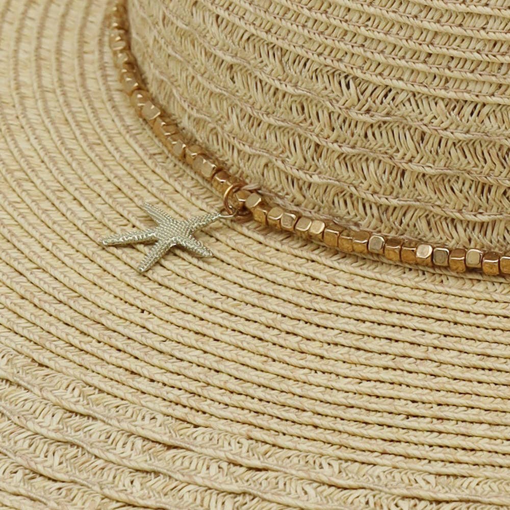 WIDE BRIM STRAW SUN HAT