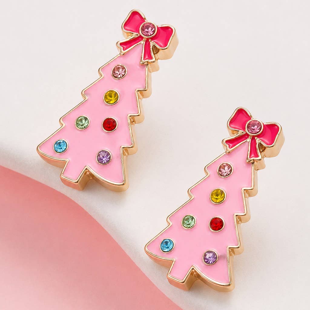 CHRISTMAS TREE STUD EARRINGS ETA 9/16
