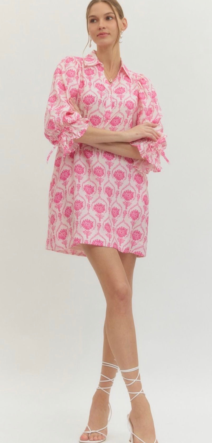 The Grace in Bloom Dress Pink