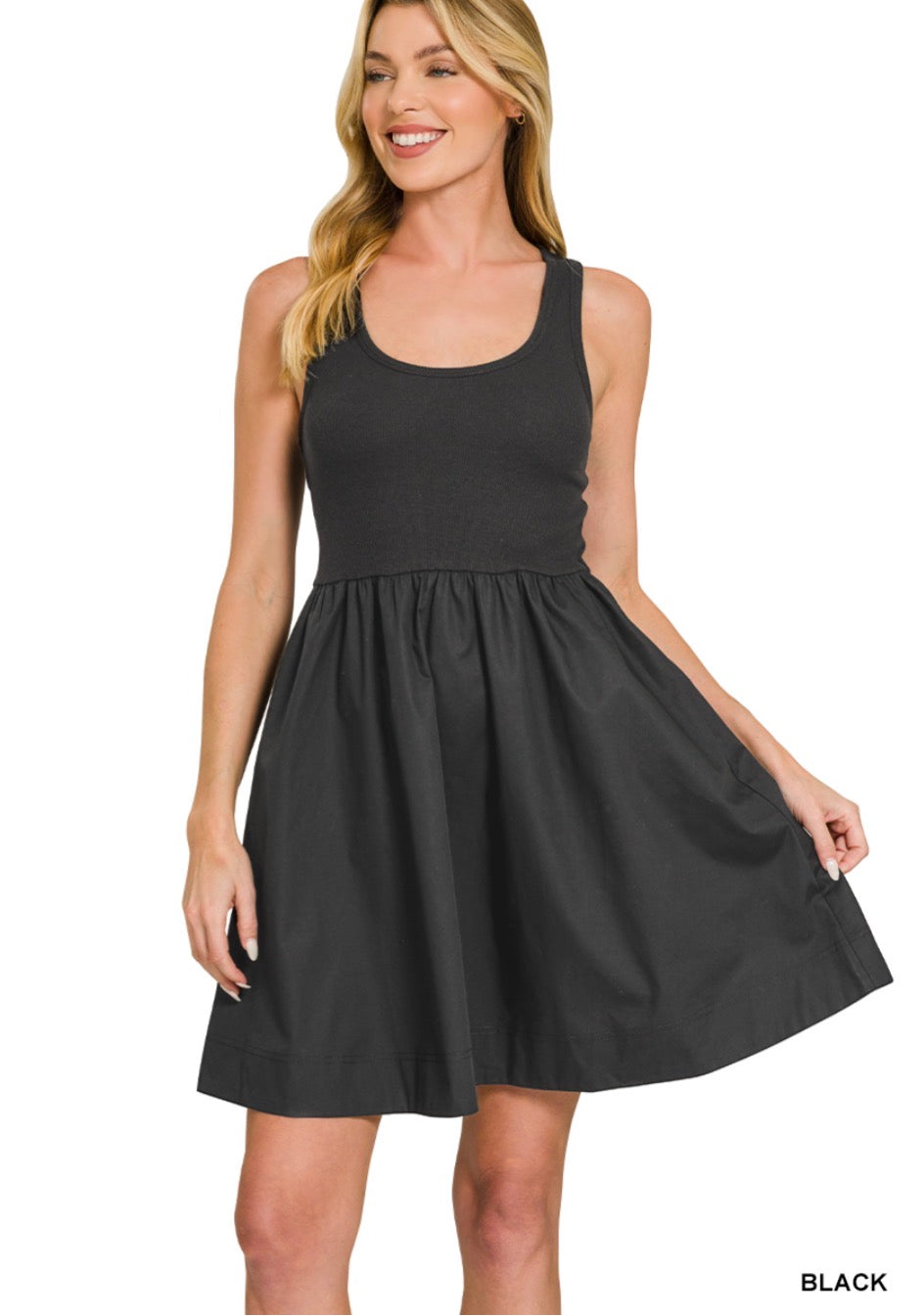 The Simply Sweet Black Dress