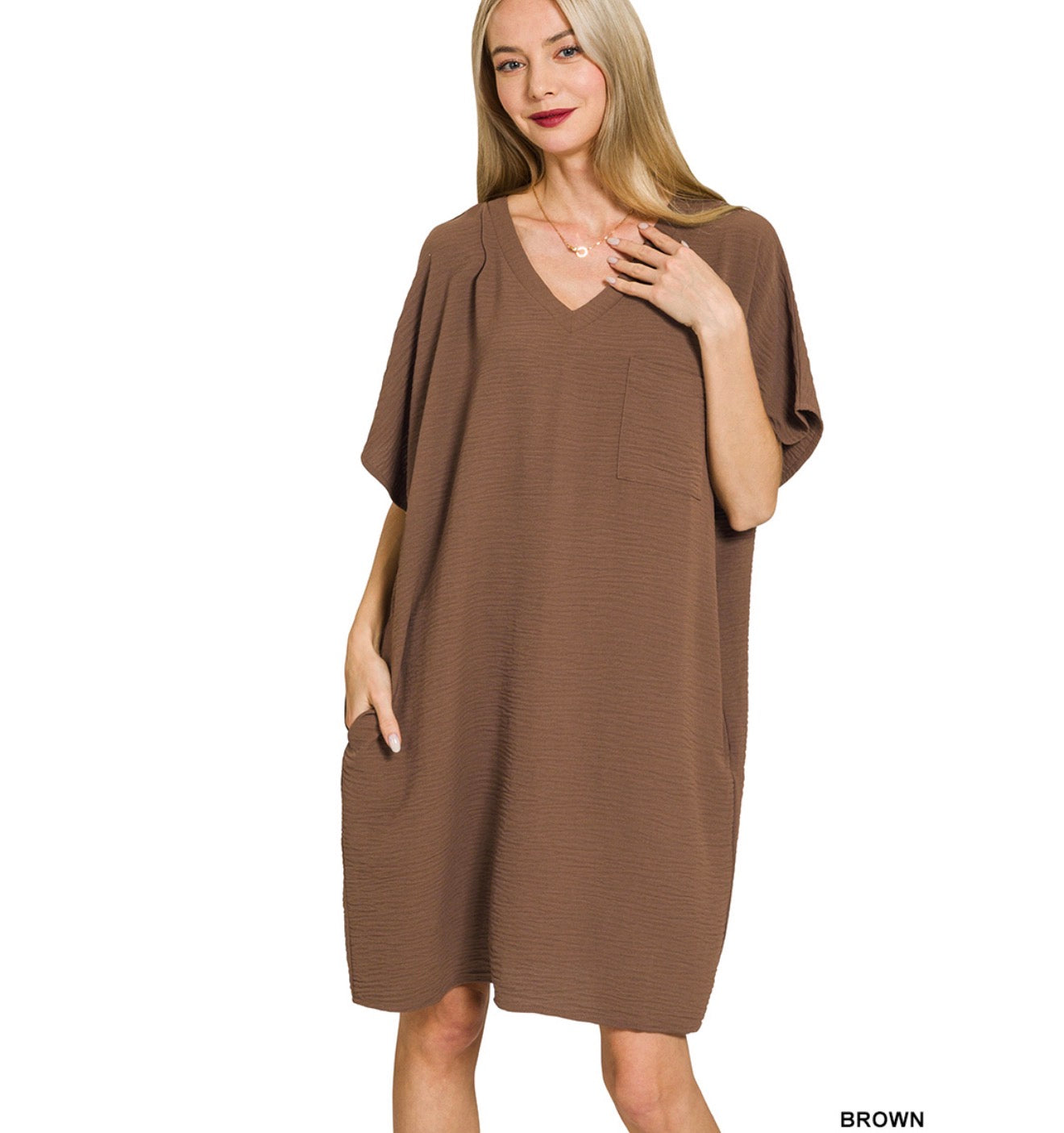 Brown Airflow Dress ETA 7/31