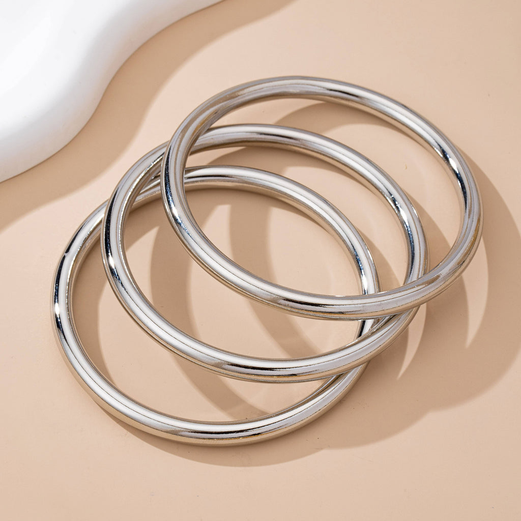 Chunky Triple Tube Bangle Set ETA 9/16