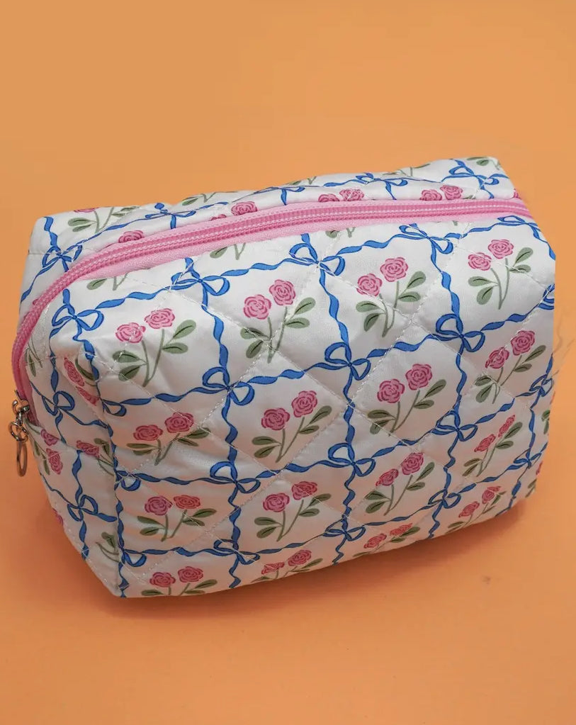 Floral Makeup Bag