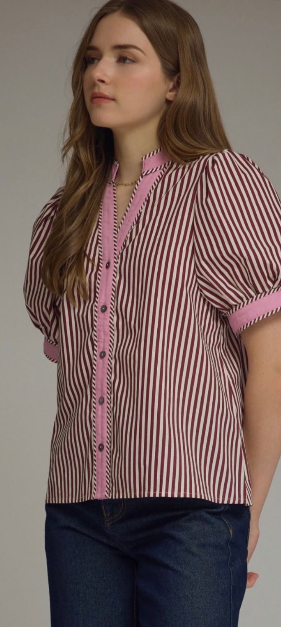 The Sarah Stripe Top Entro