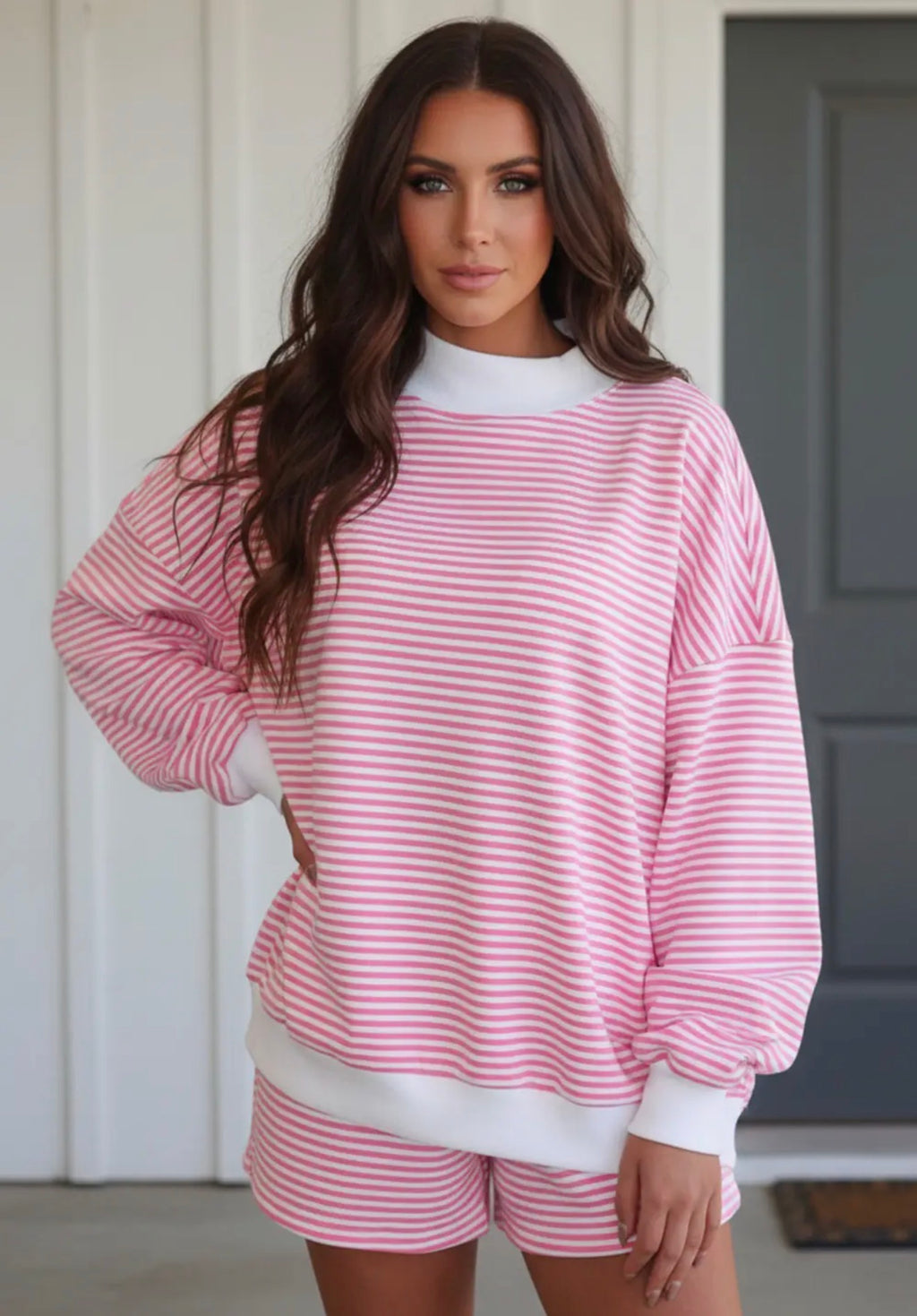 Pretty In Pink Stripe Set
