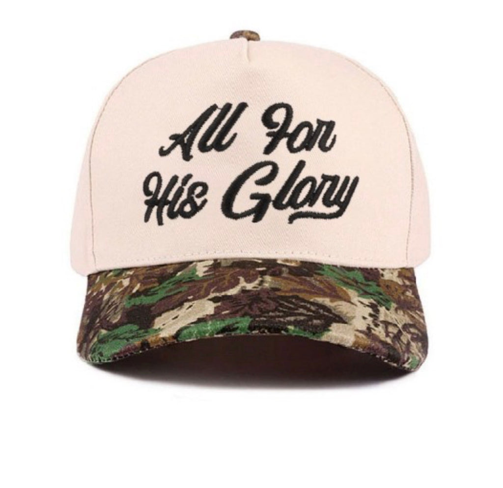 All For His Glory Camo Hat