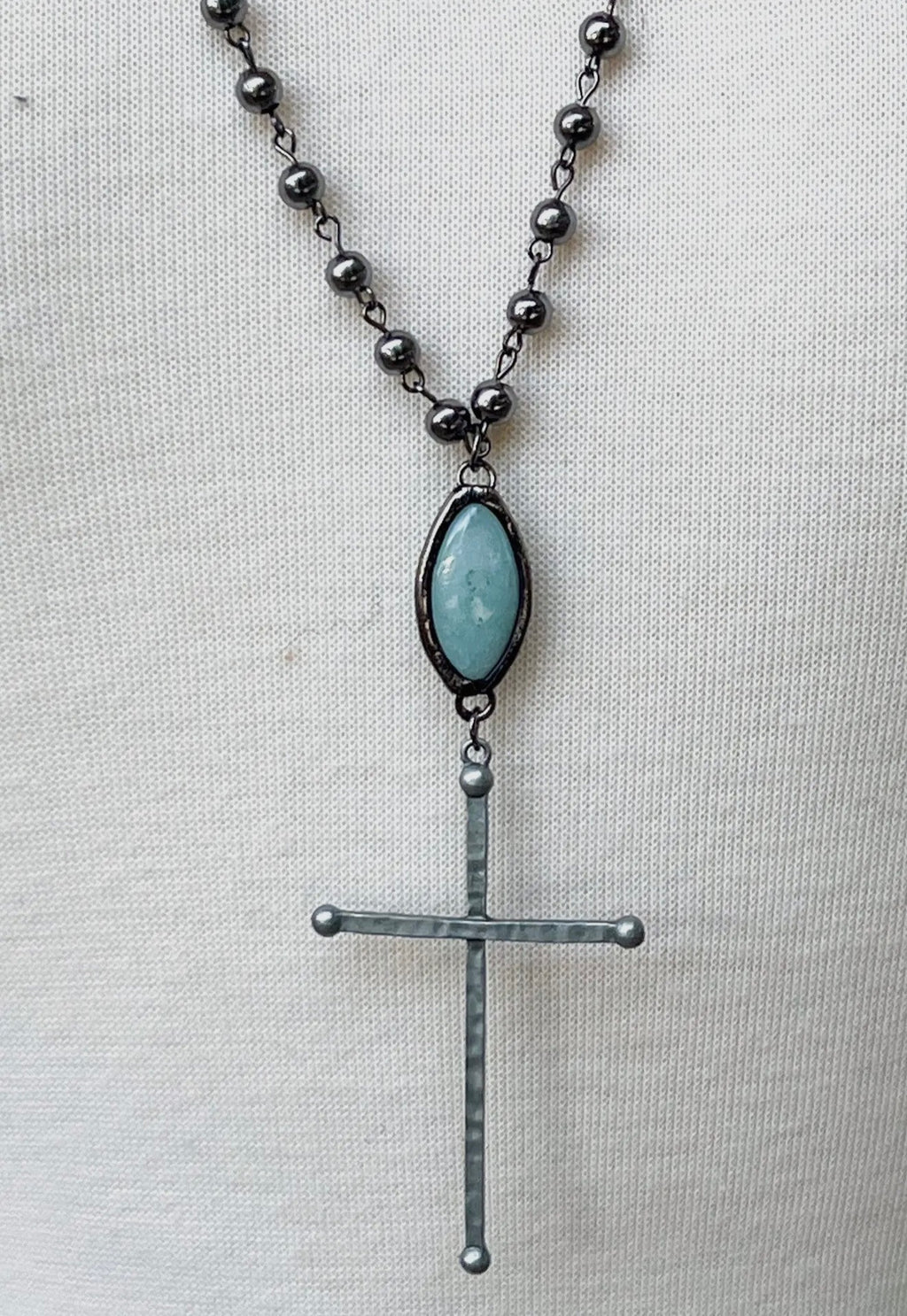 Tia Long Chain Cross Necklace