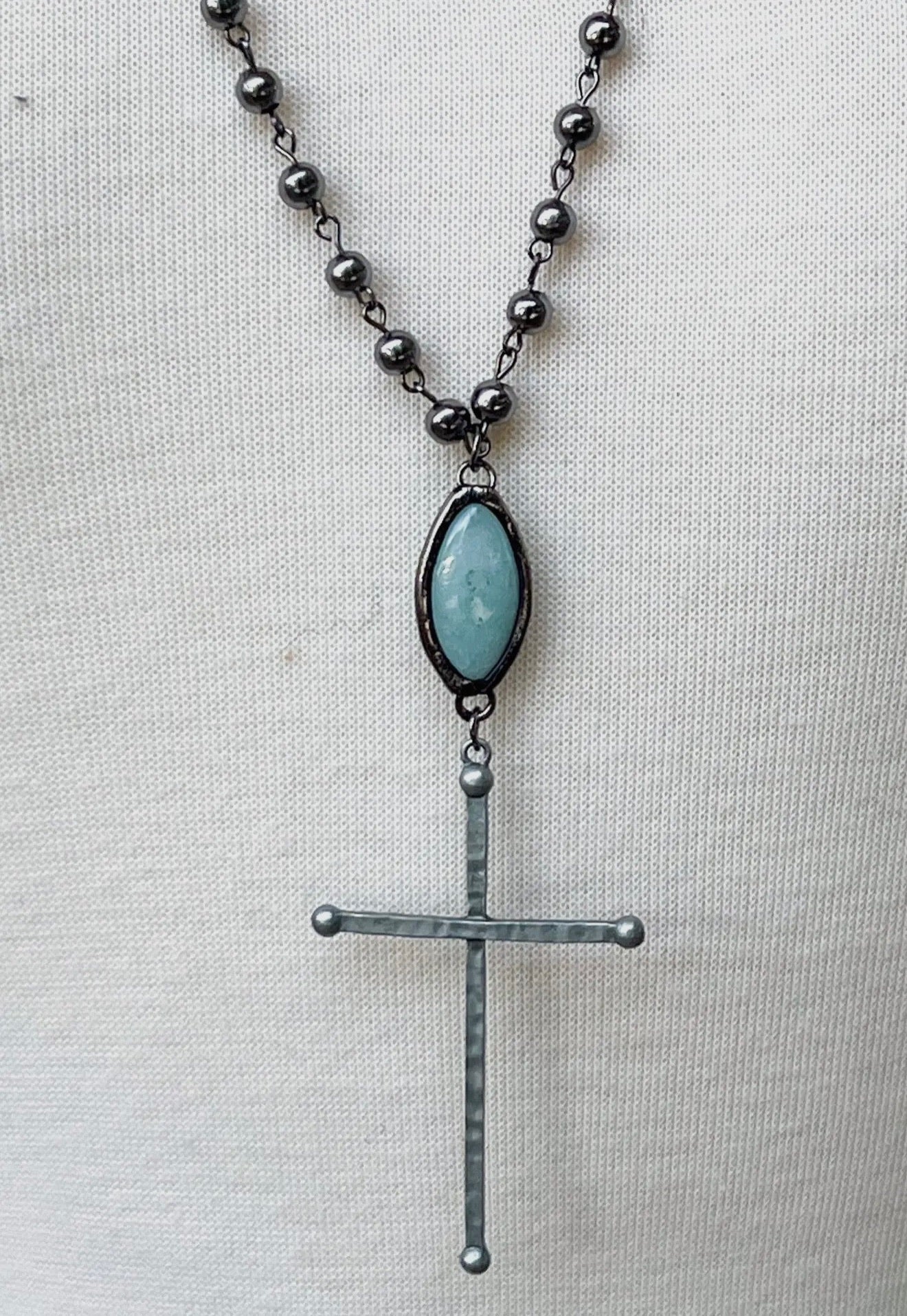 Tia Long Chain Cross Necklace