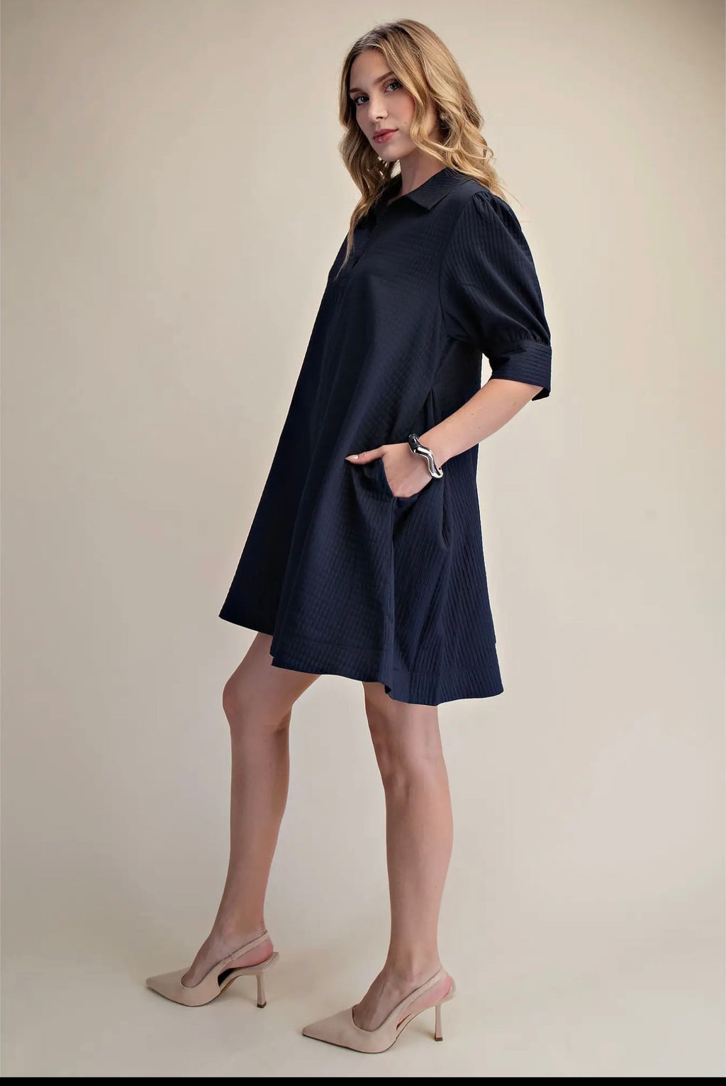 The Harper Lane Navy Dress (ETA 7/10)
