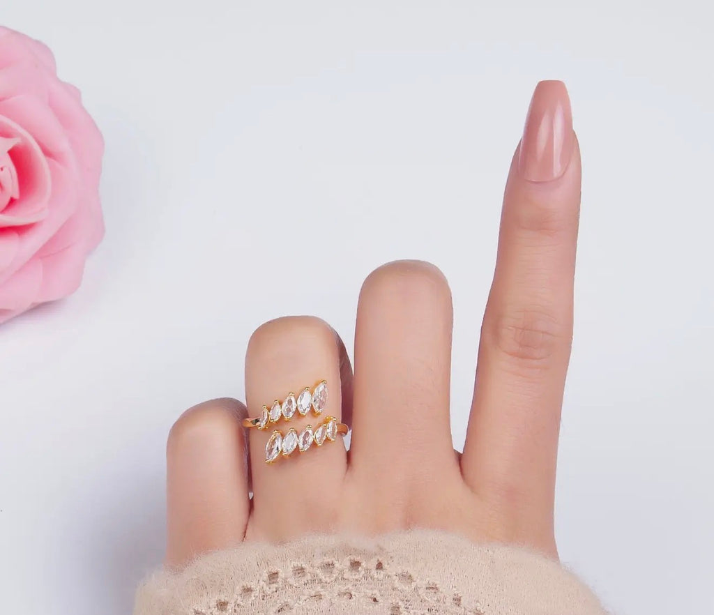 Marquise Gold Ring