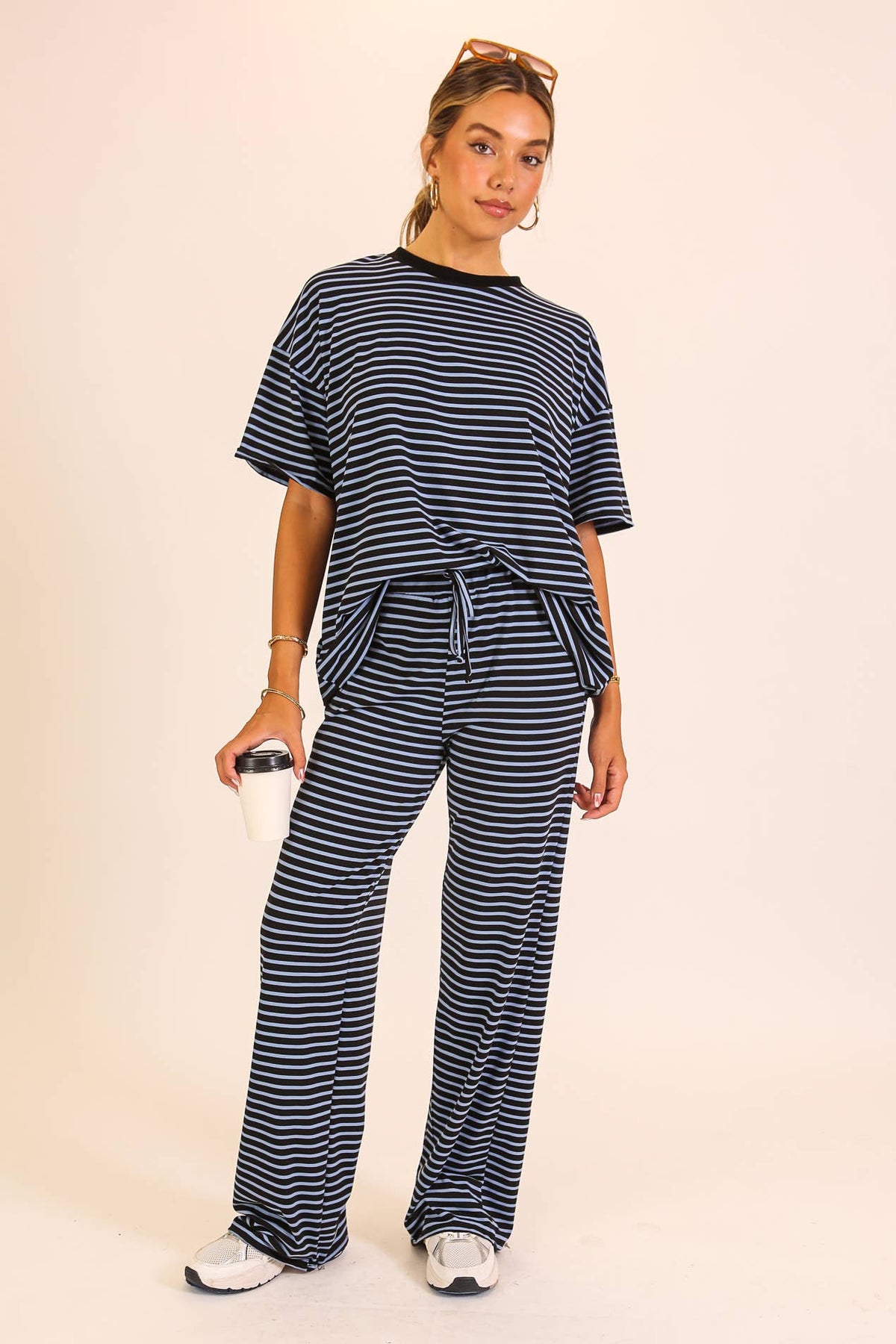 Striped Lounge Top & Pants Set ETA 10/7