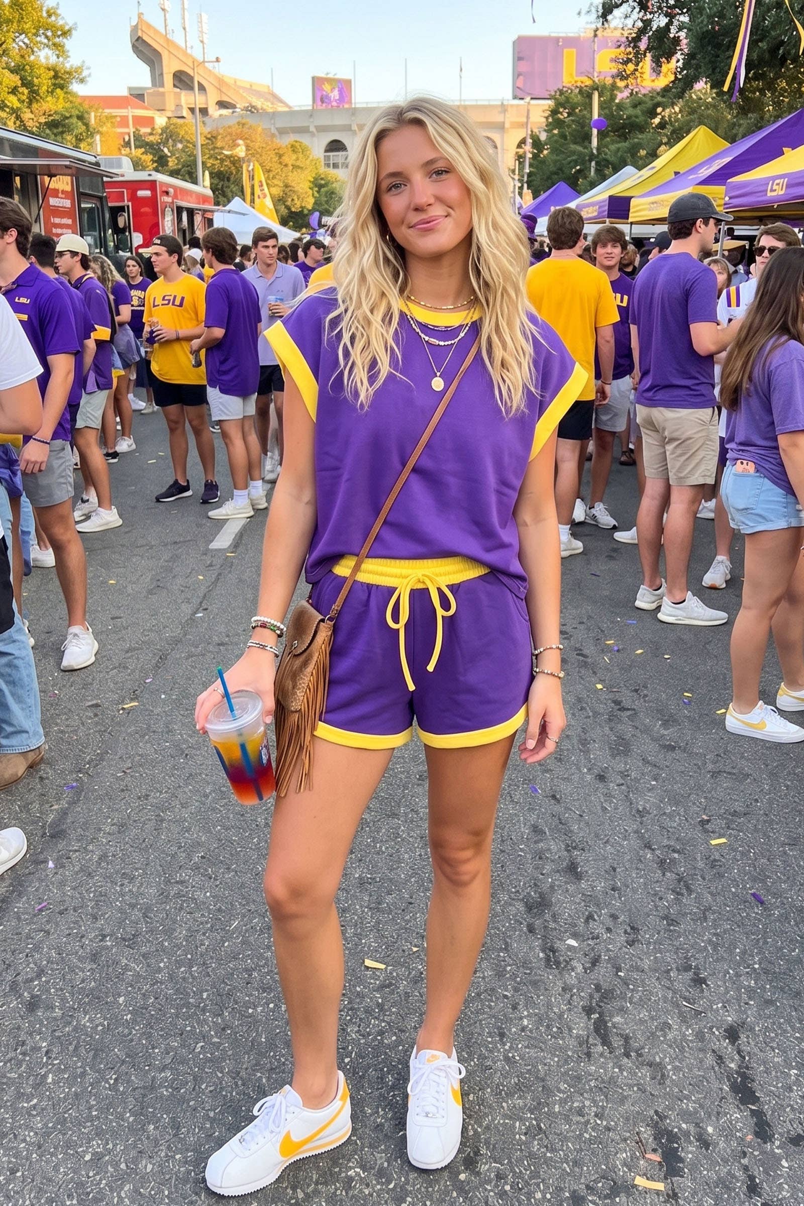 LSU Scuba Contrast Trim Gameday Set (preorder ships 6/30)