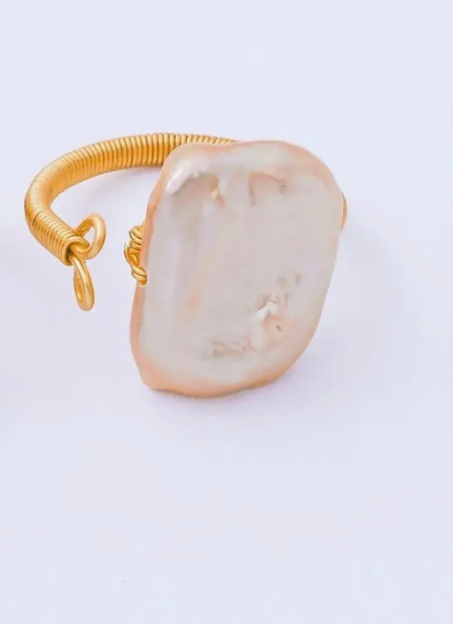 Fresh Water Pearl Baroque Ring