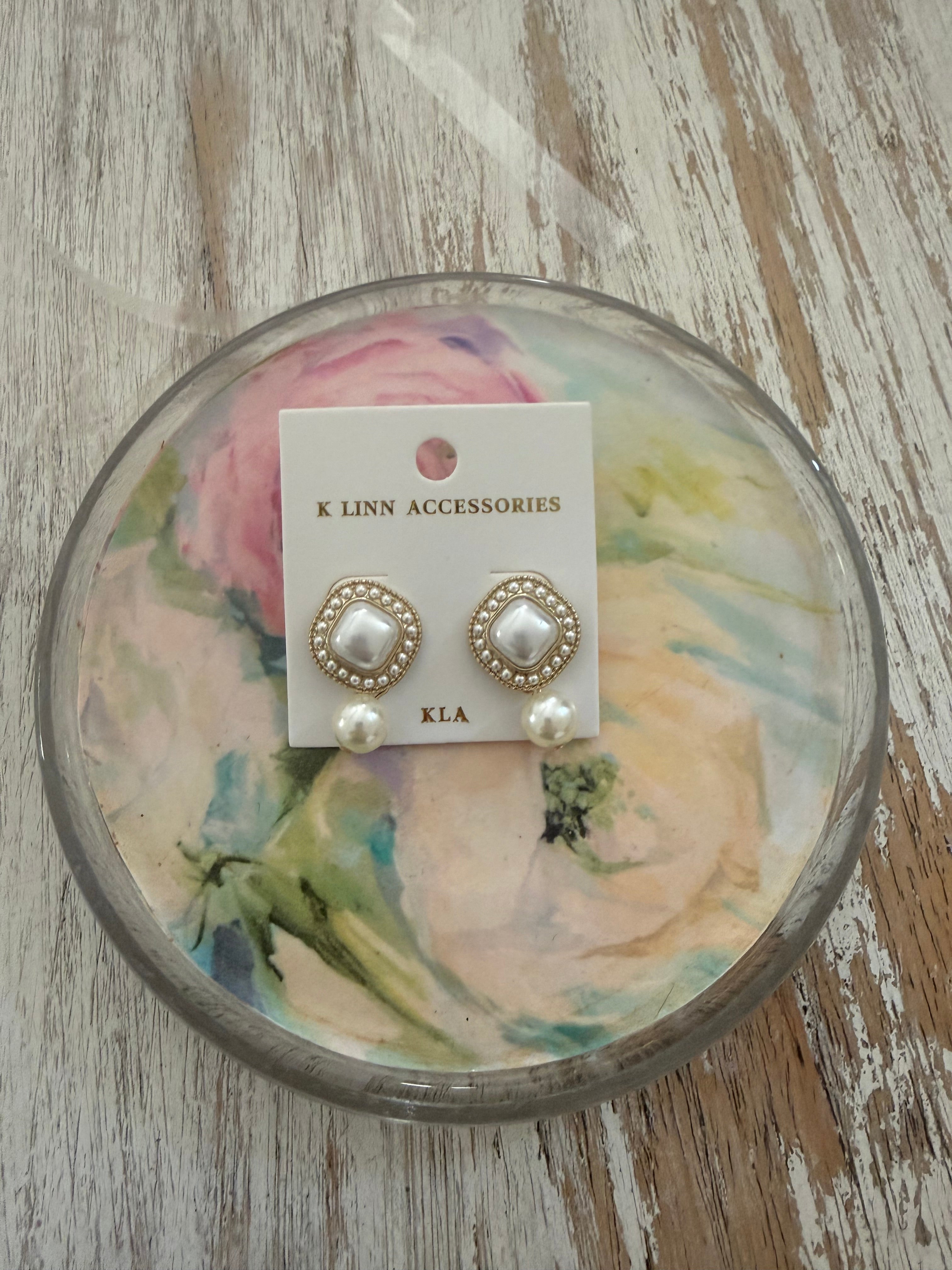 The Madison Pearl Drop Earrings