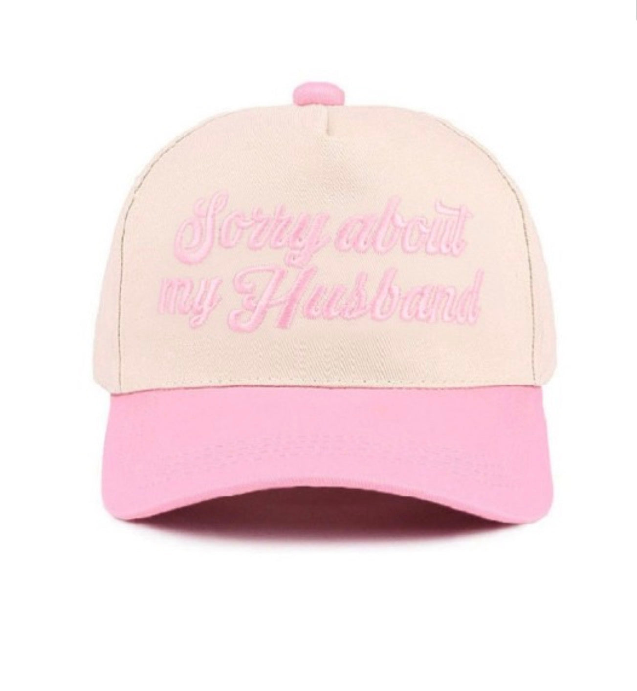 Sorry About My Husband Pink Hat