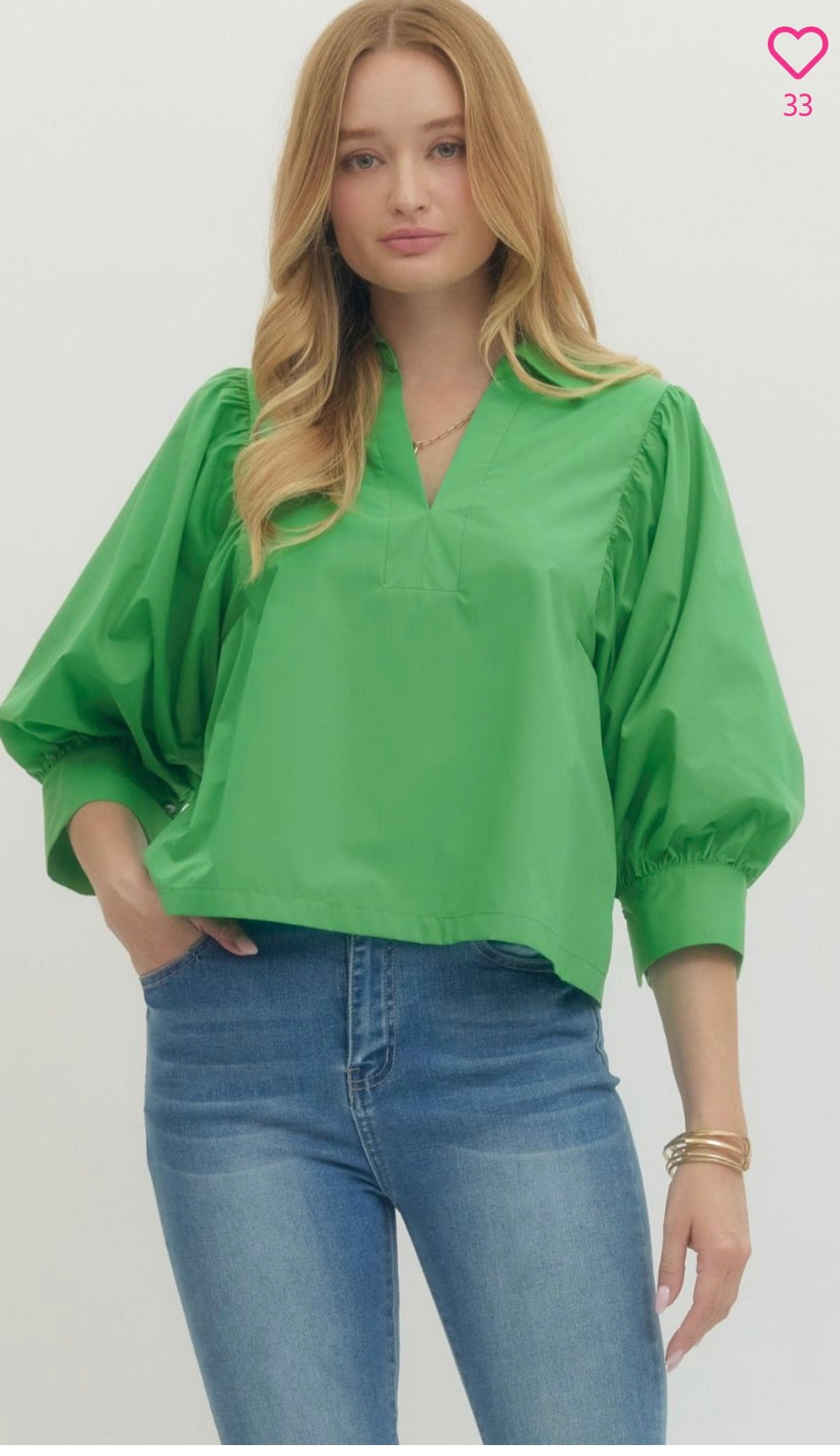 The Pop of Kelly Top