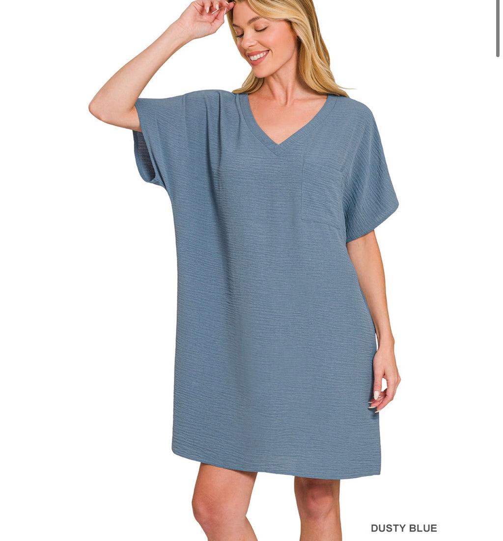Blue Airflow Dress