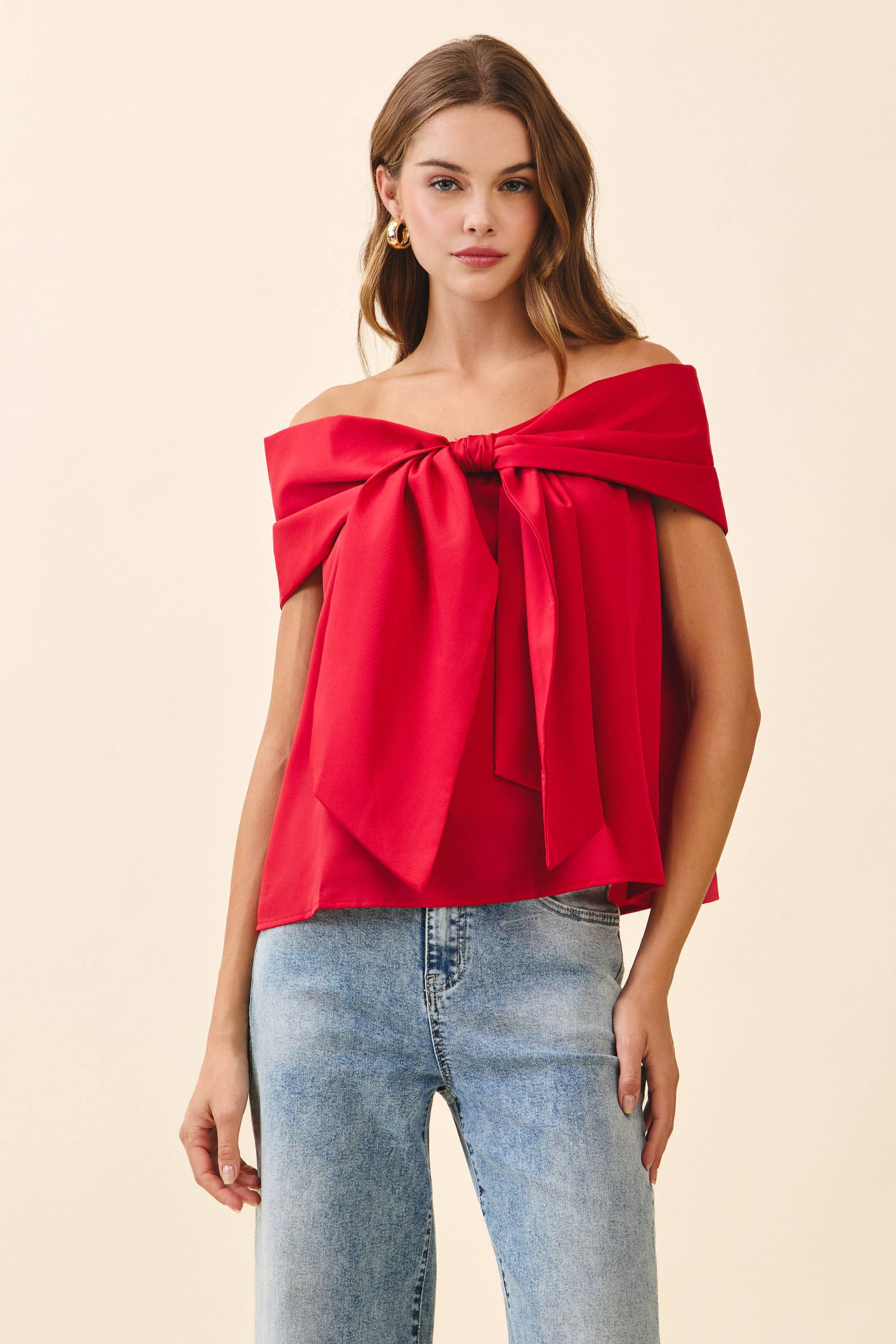 The Audrey Statement Top Black Or Red