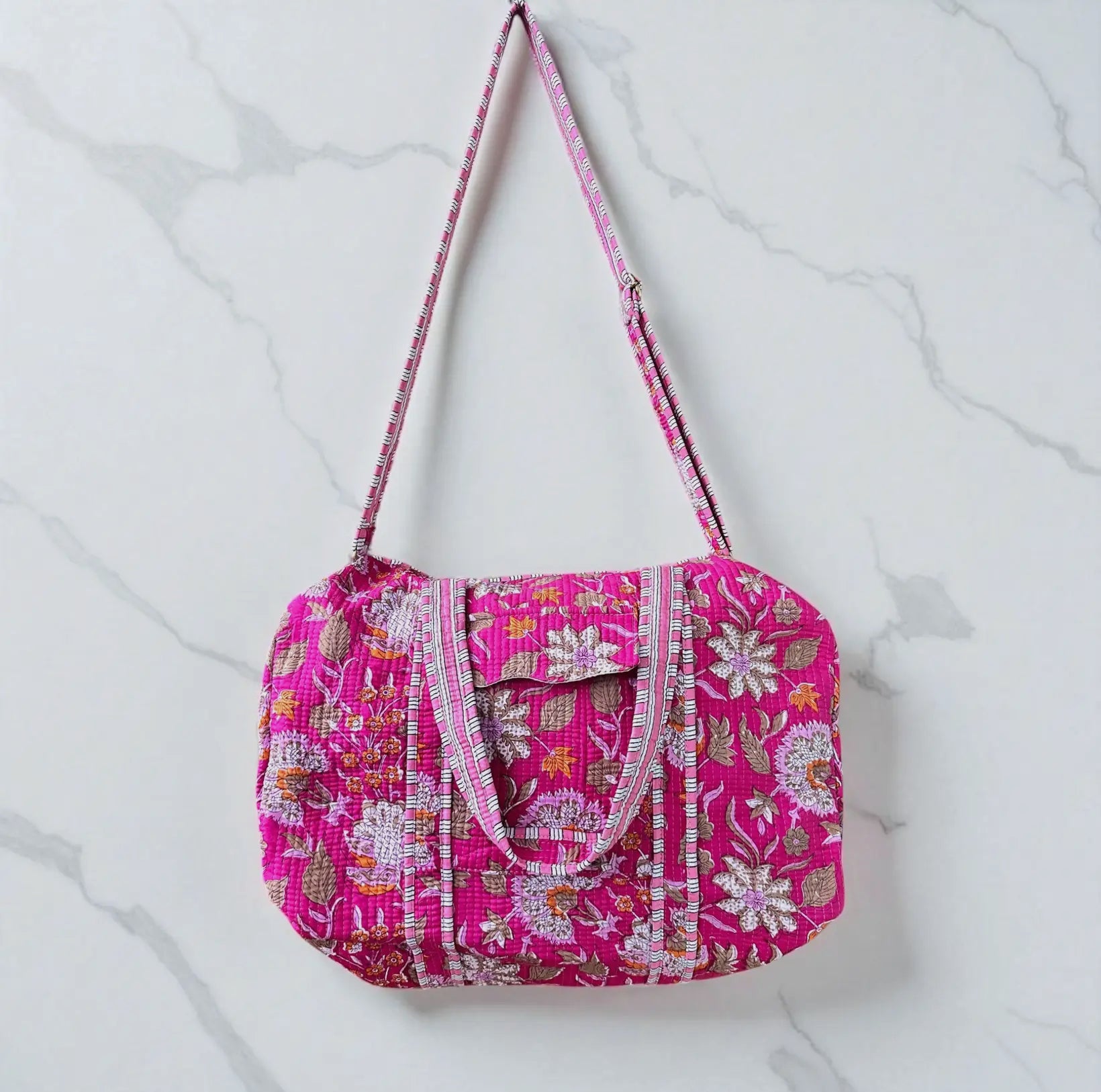 The Claire Quilted Duffel Bag