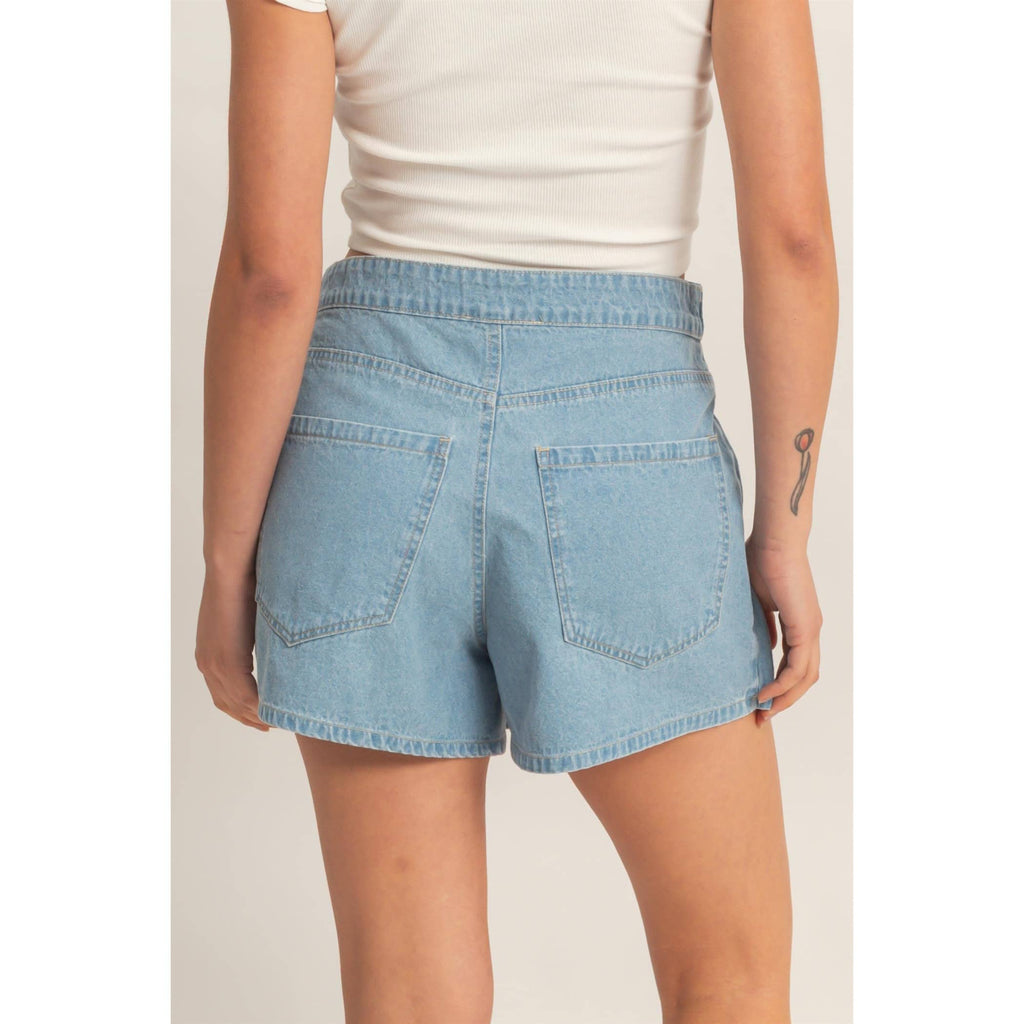 Wrap Front Denim Skort ETA 7/30