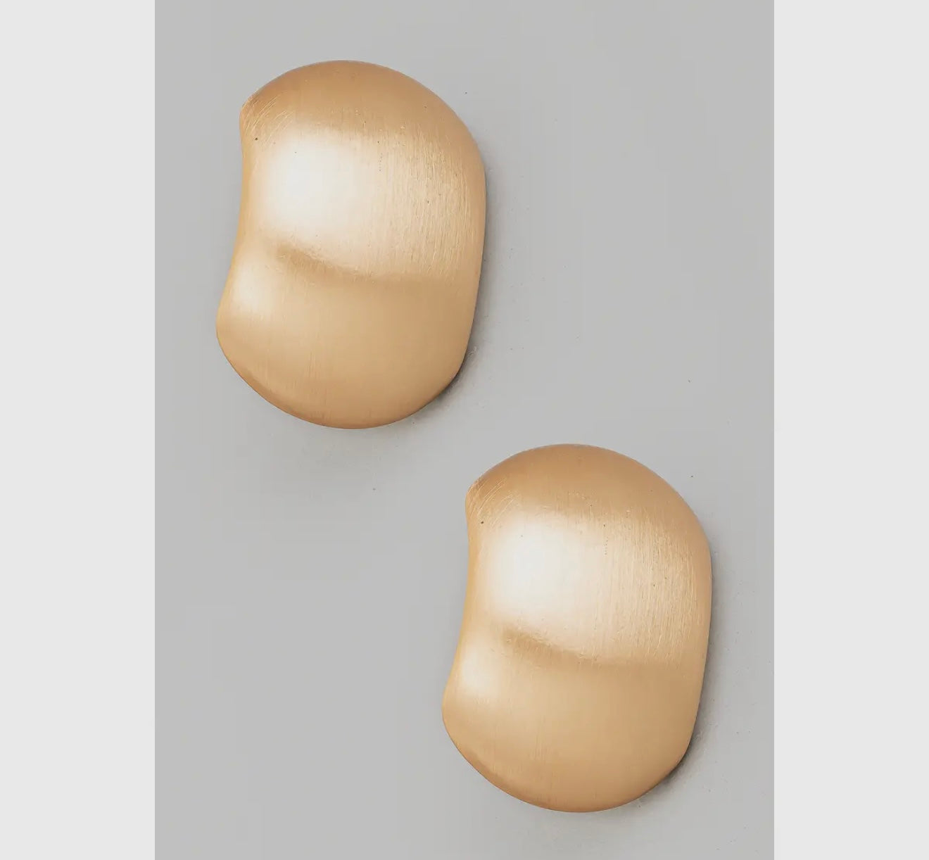 `Brushed Gold Earrings