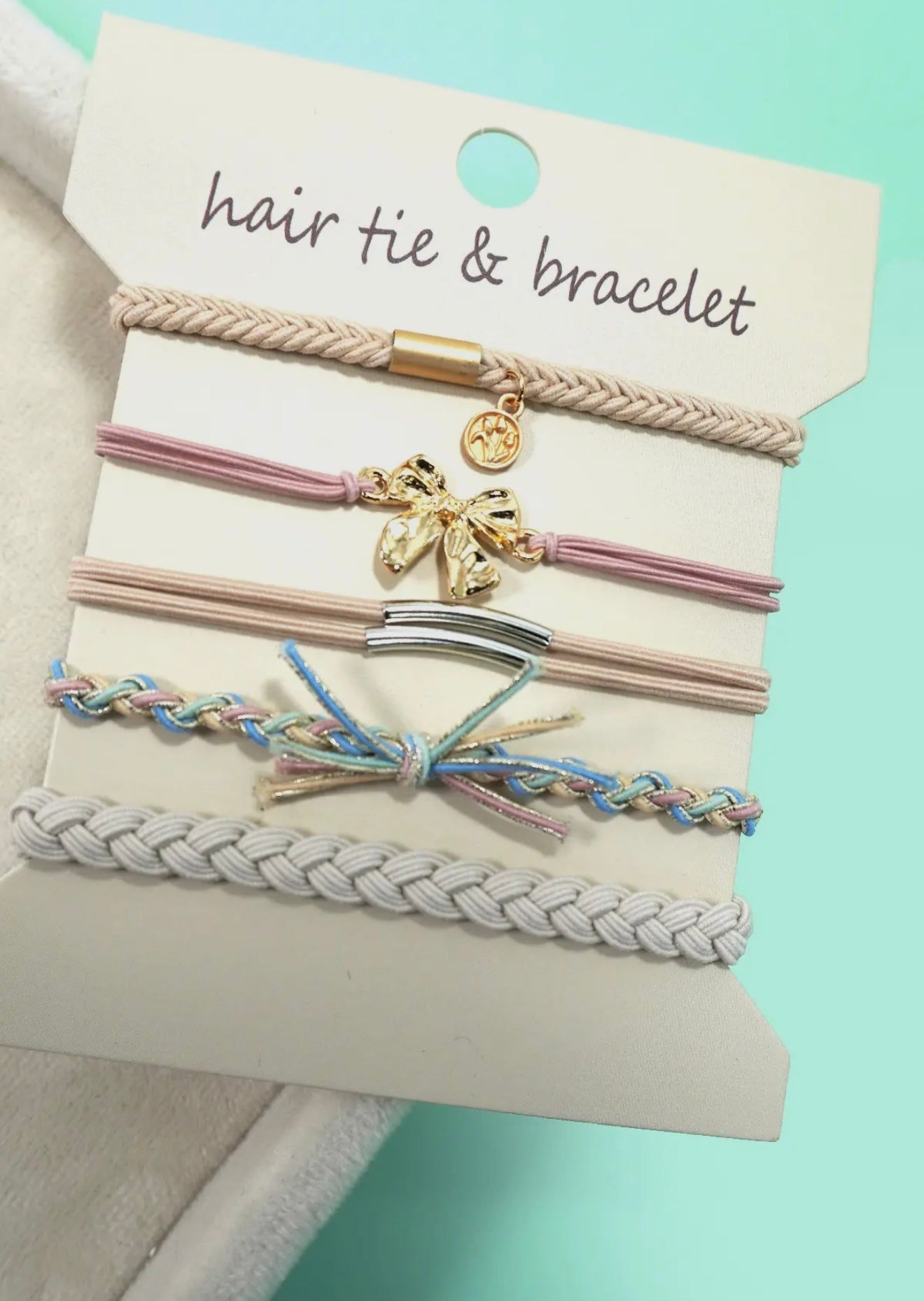 Sweet Bow Bracelet Hair Tie