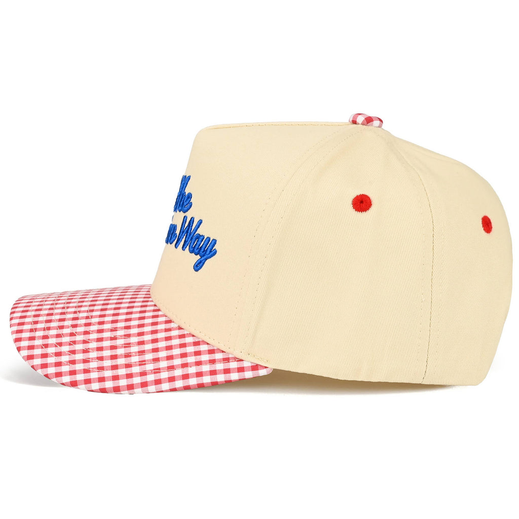 It’s The American Way Red Gingham Hat