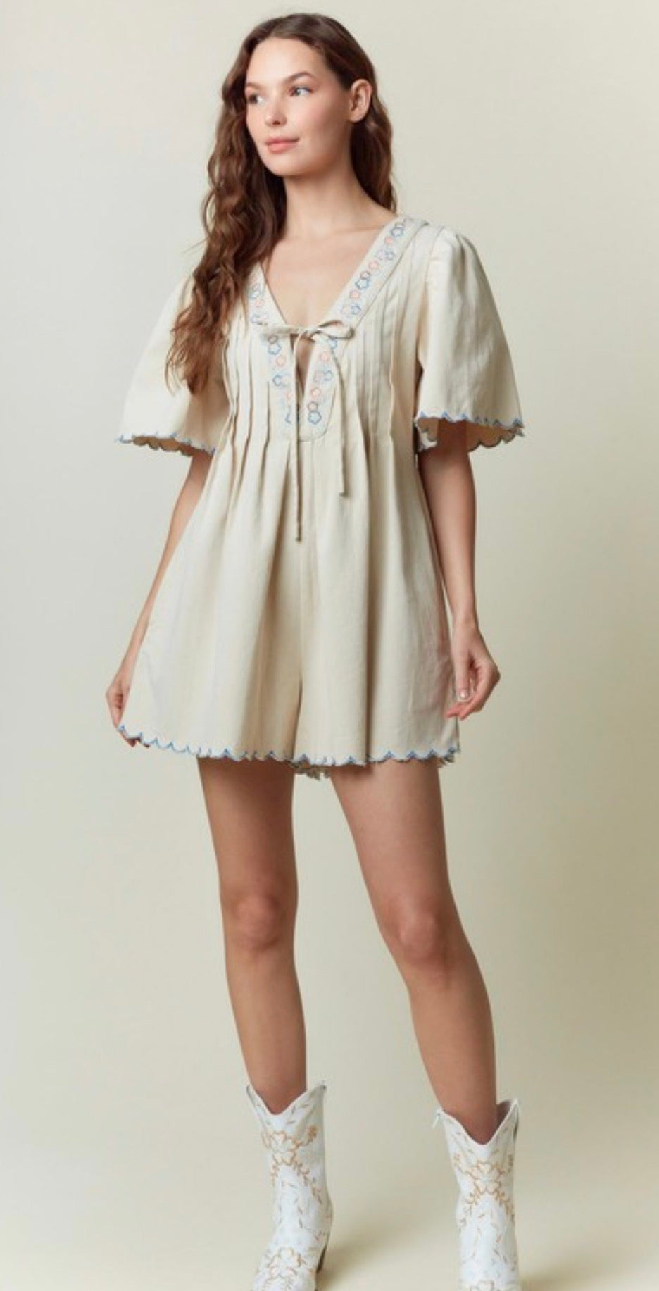 Peach Love So Sweet Romper