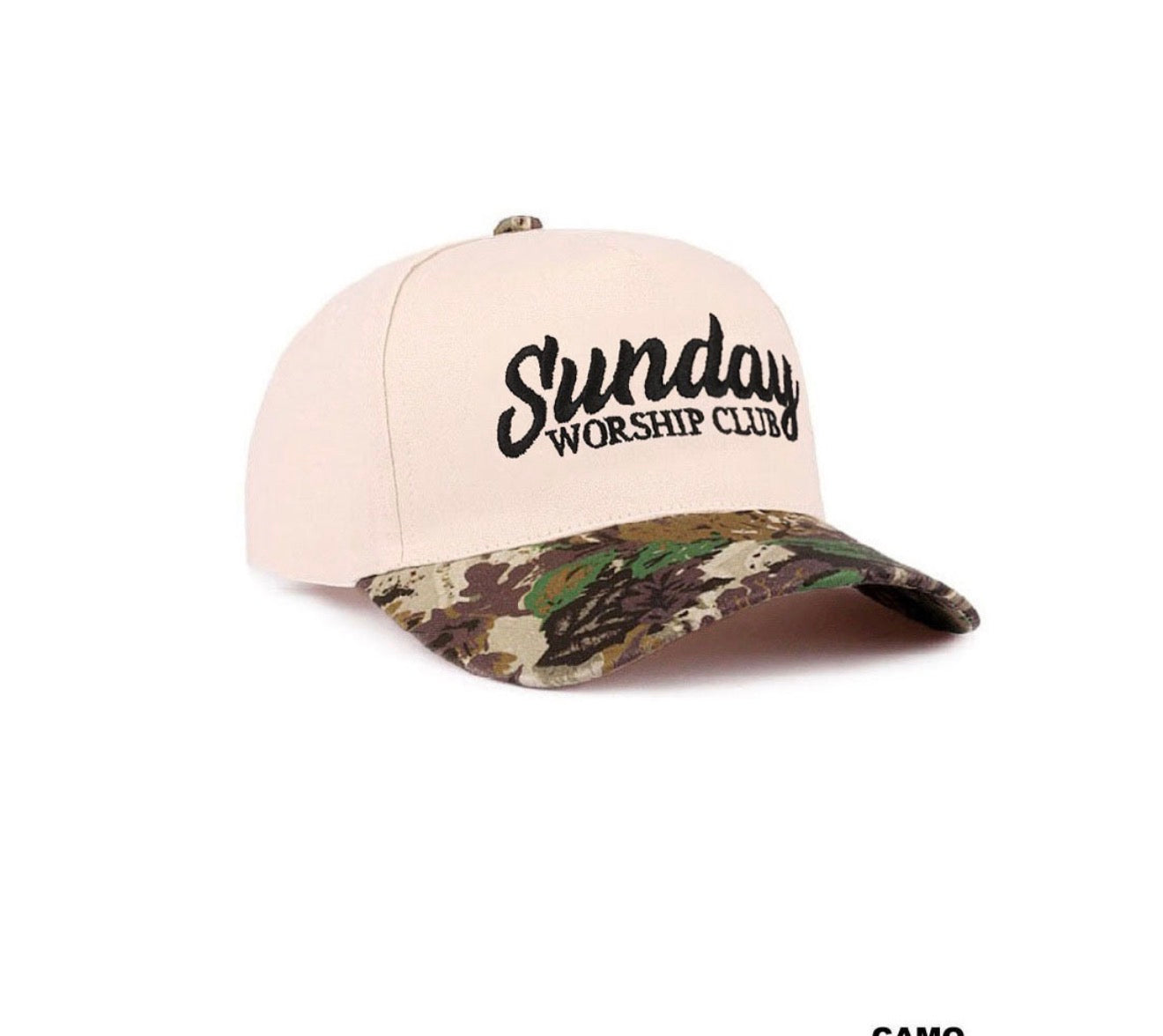 Sunday Worship Club Hat Camo