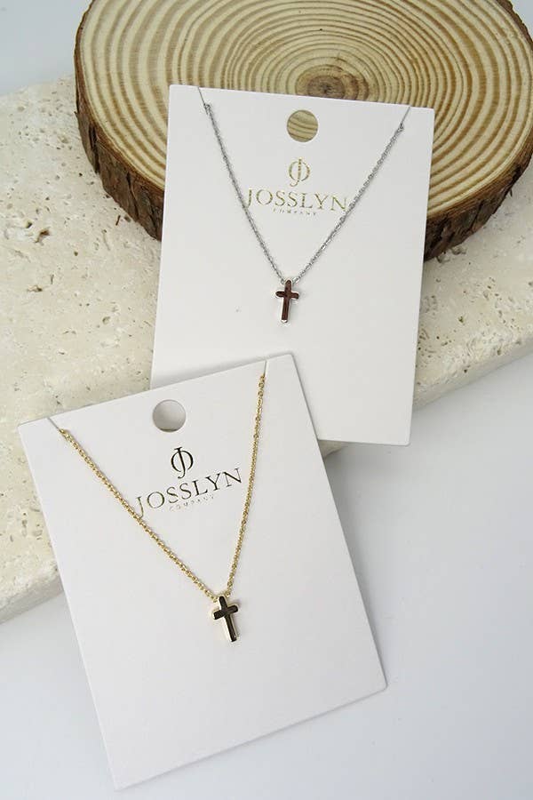 CLASSIC MINI CROSS NECKLACE ETA 9/16