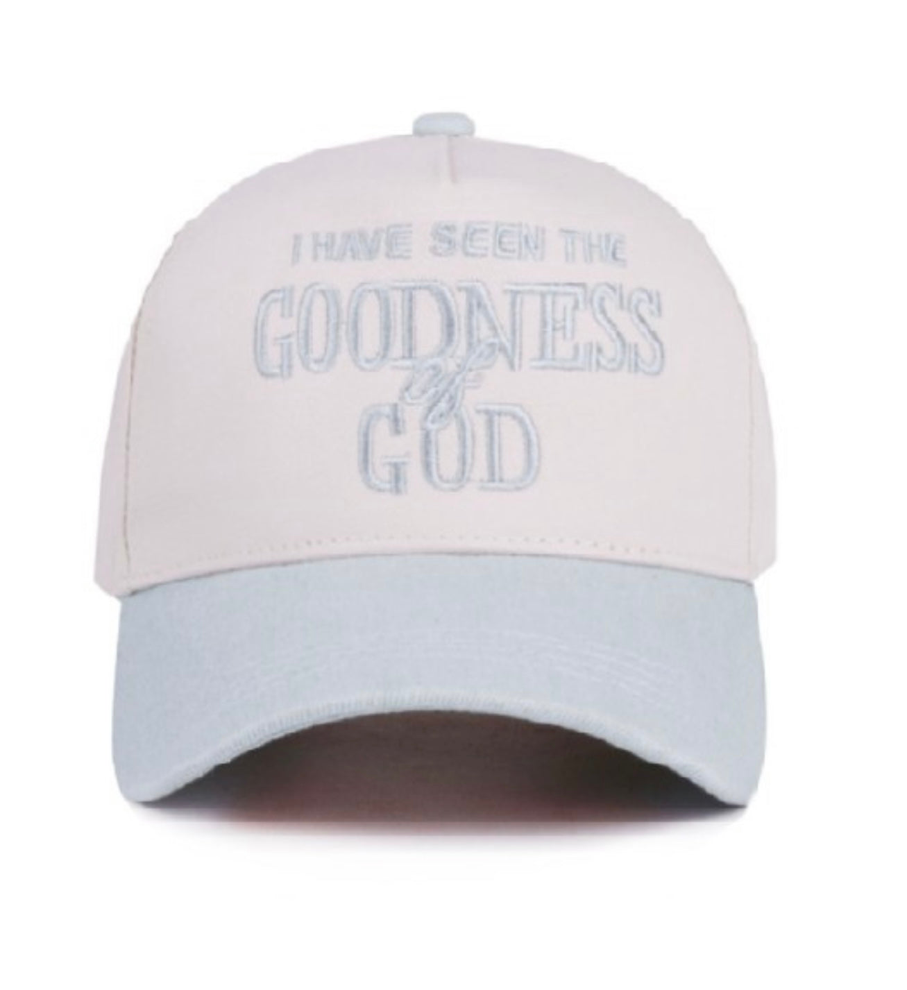 Goodness of God hat light Blue