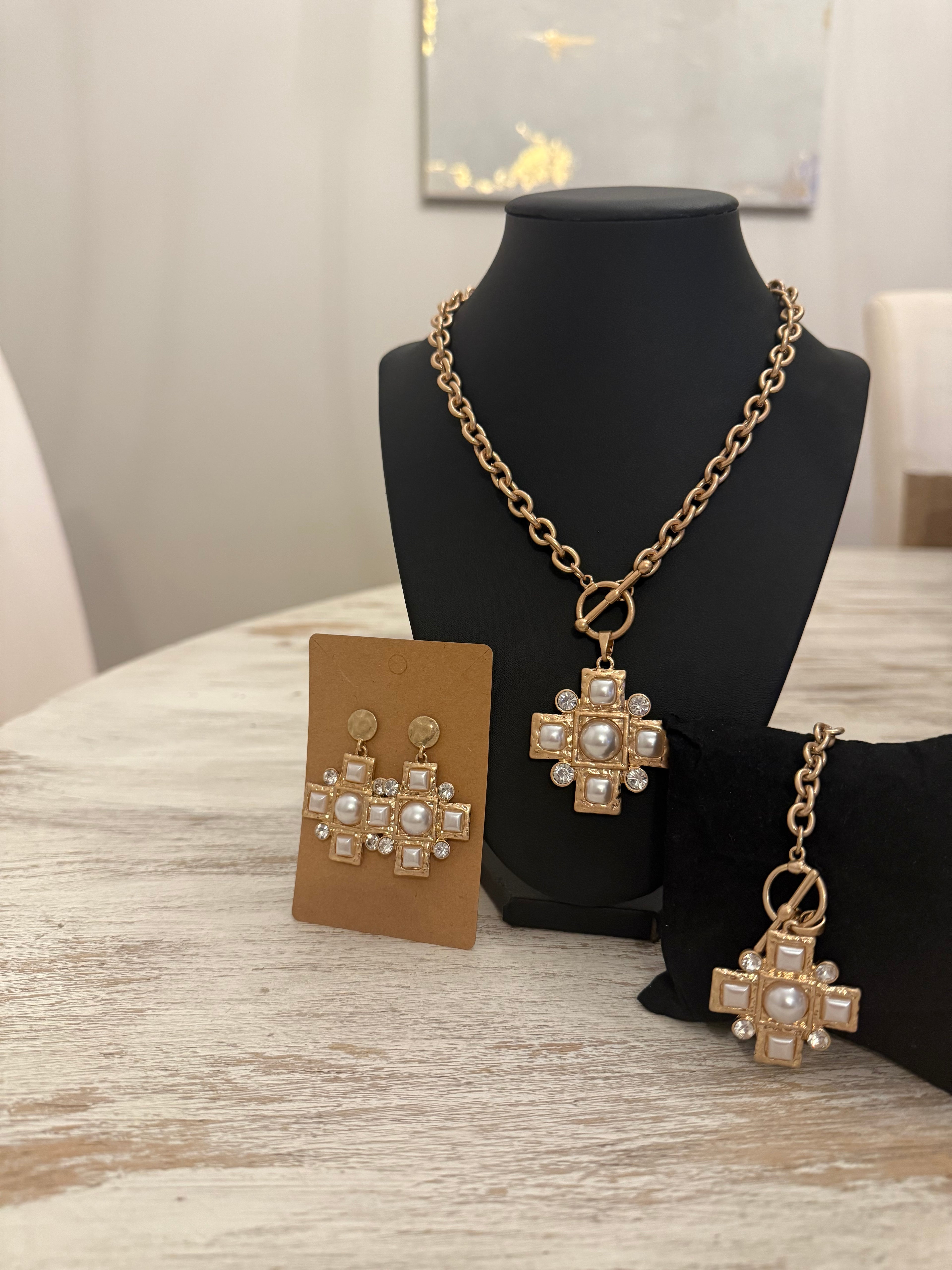 Chosen Cross Earrings