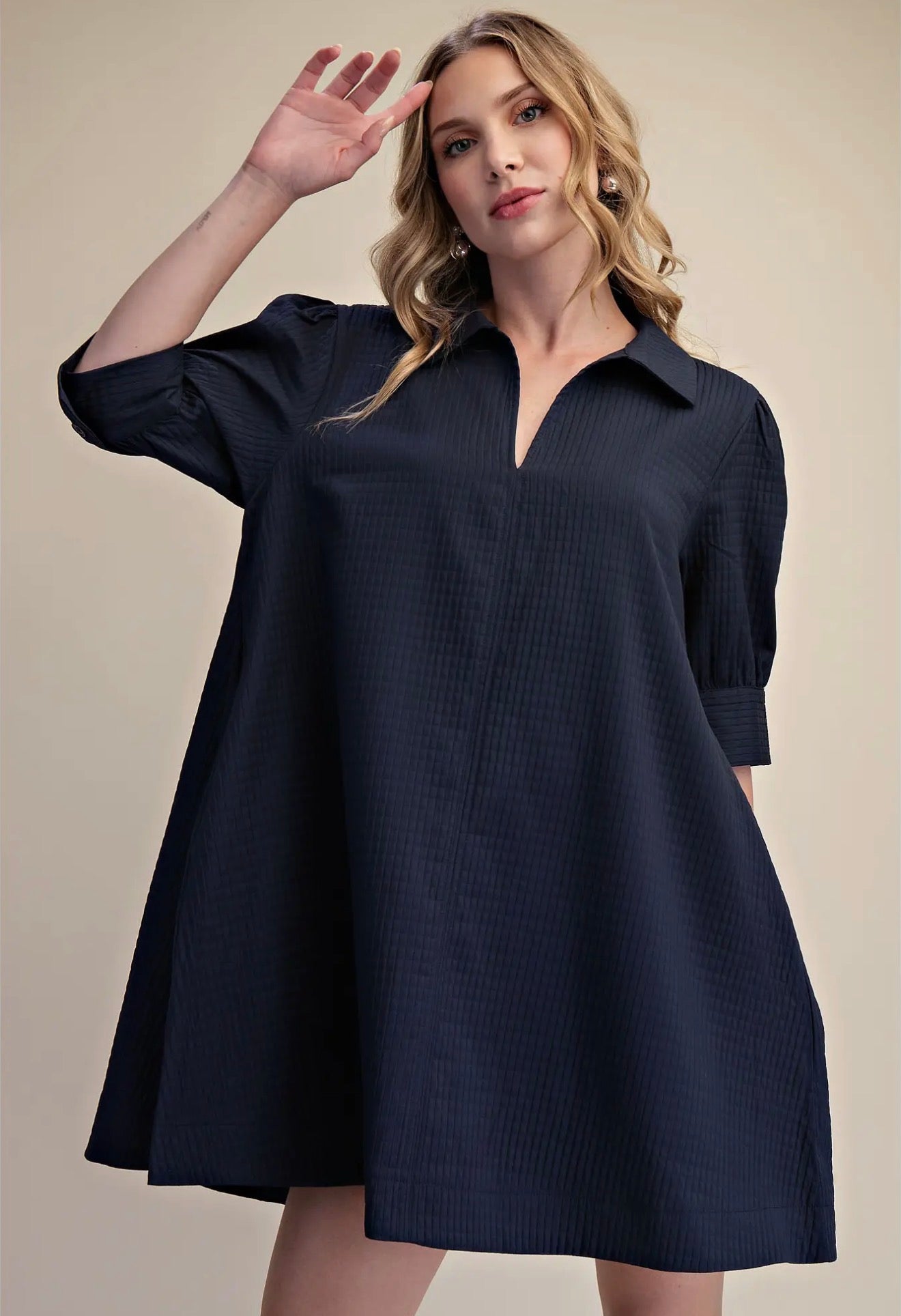 The Harper Lane Navy Dress (ETA 7/10)
