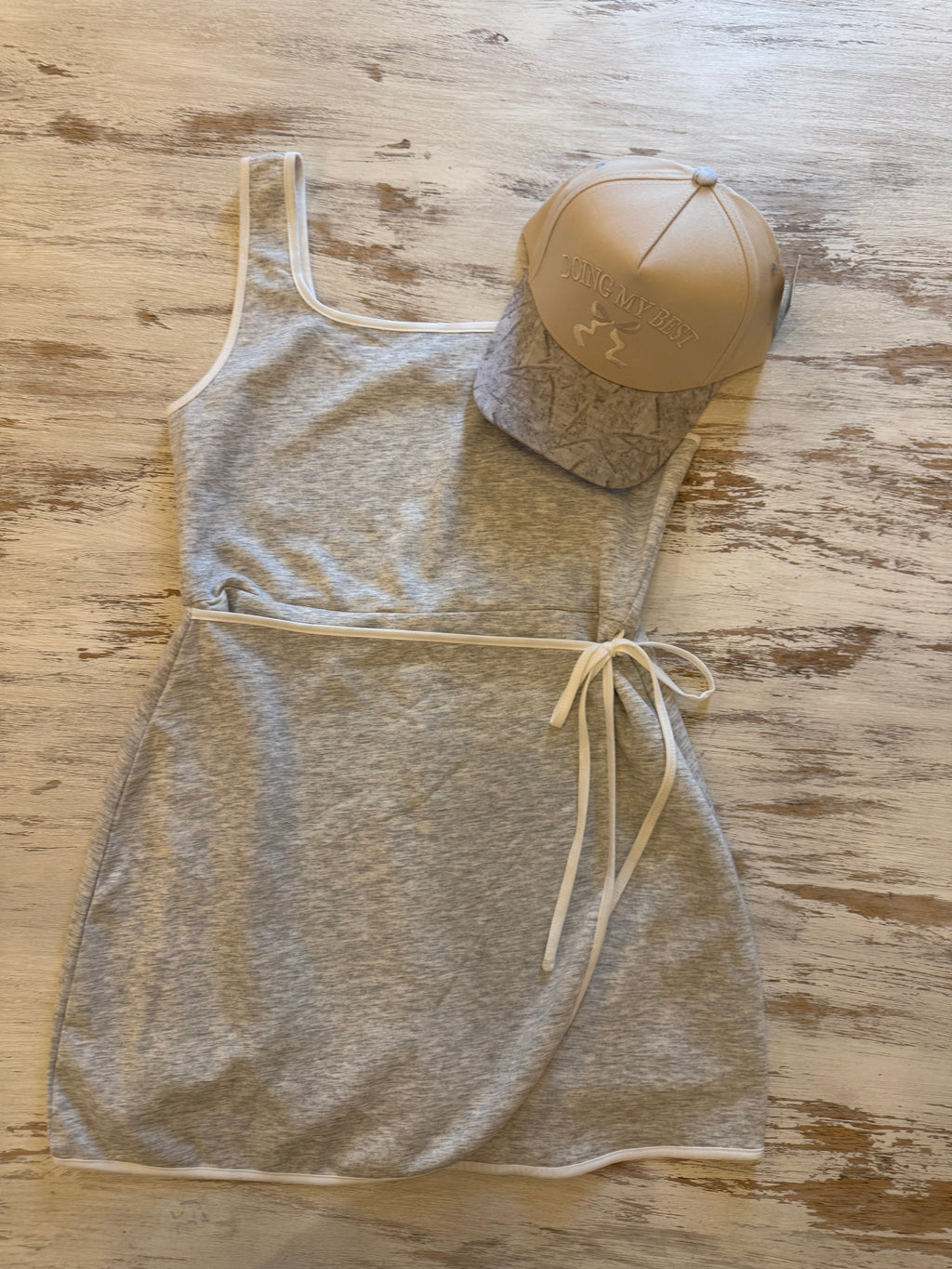 Grace In Grey Romper
