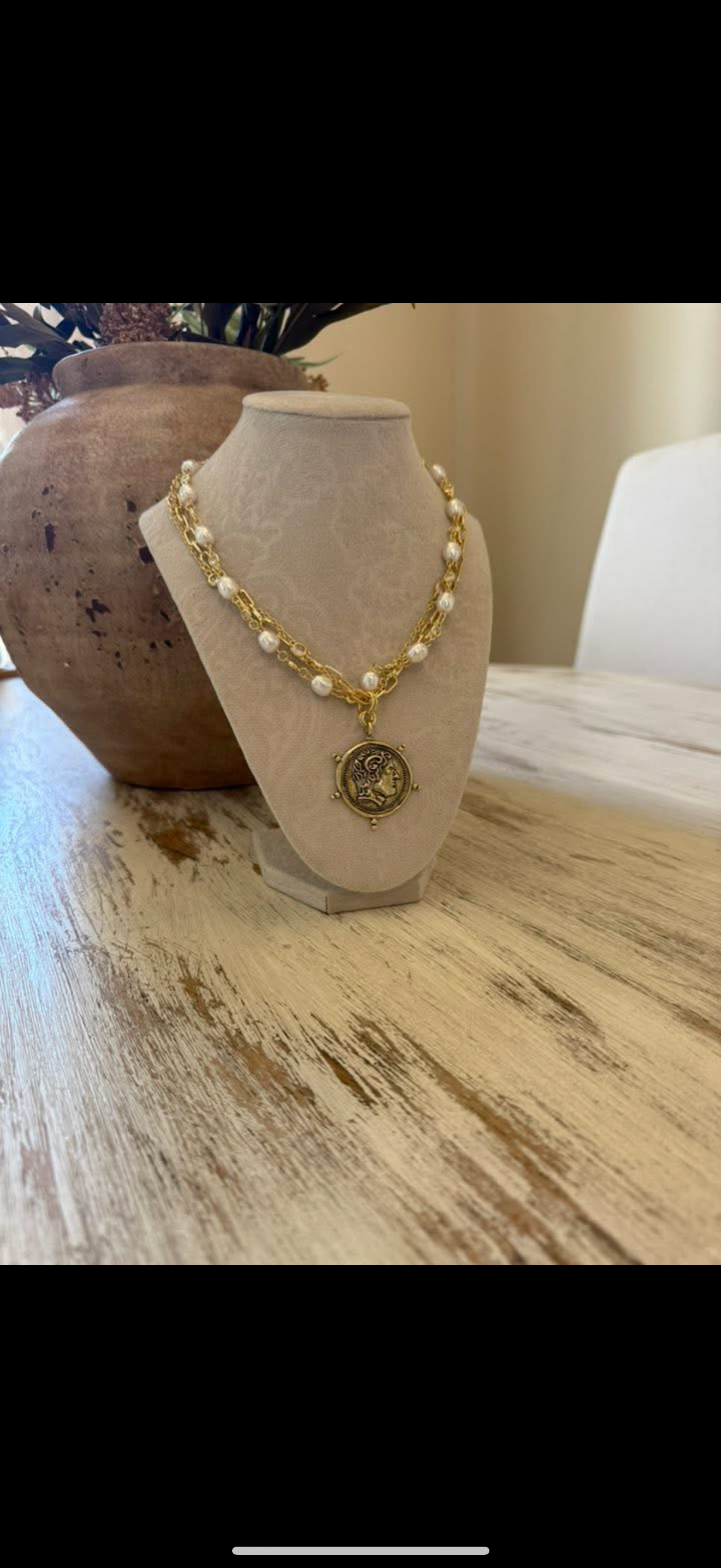 Coin Pendant Necklace