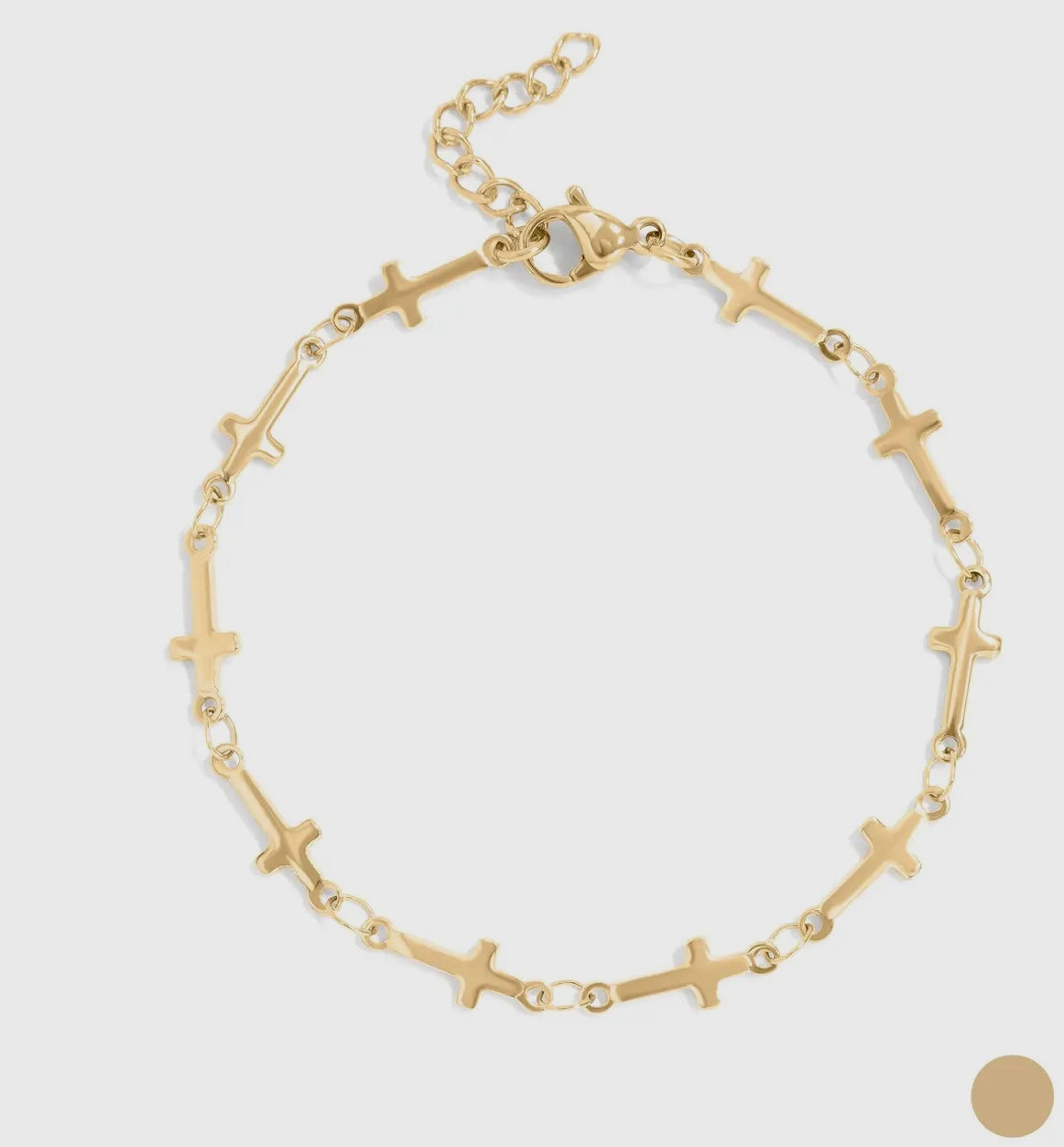 Faithful Cross Bracelet