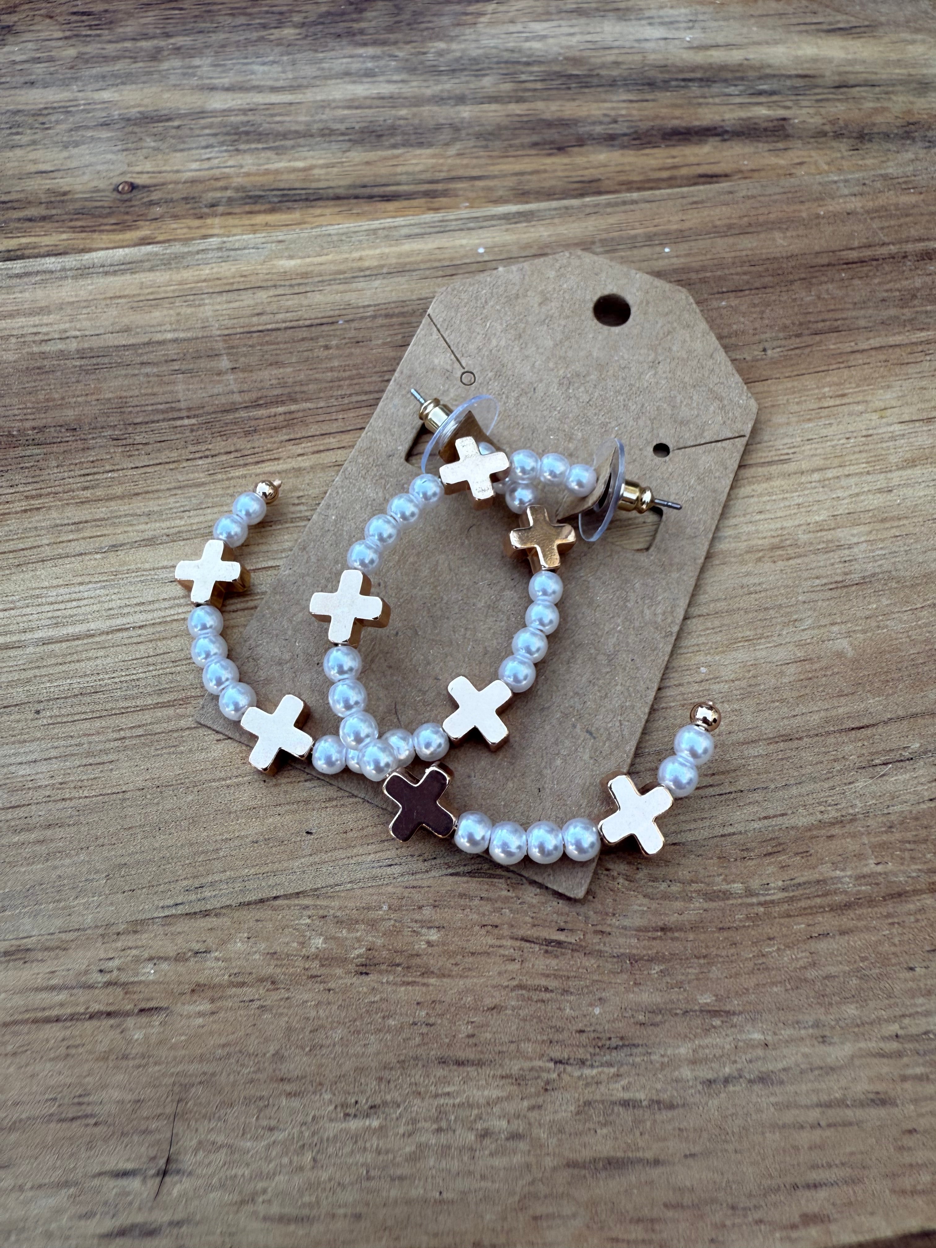 Sundays Best Pearl Hoop