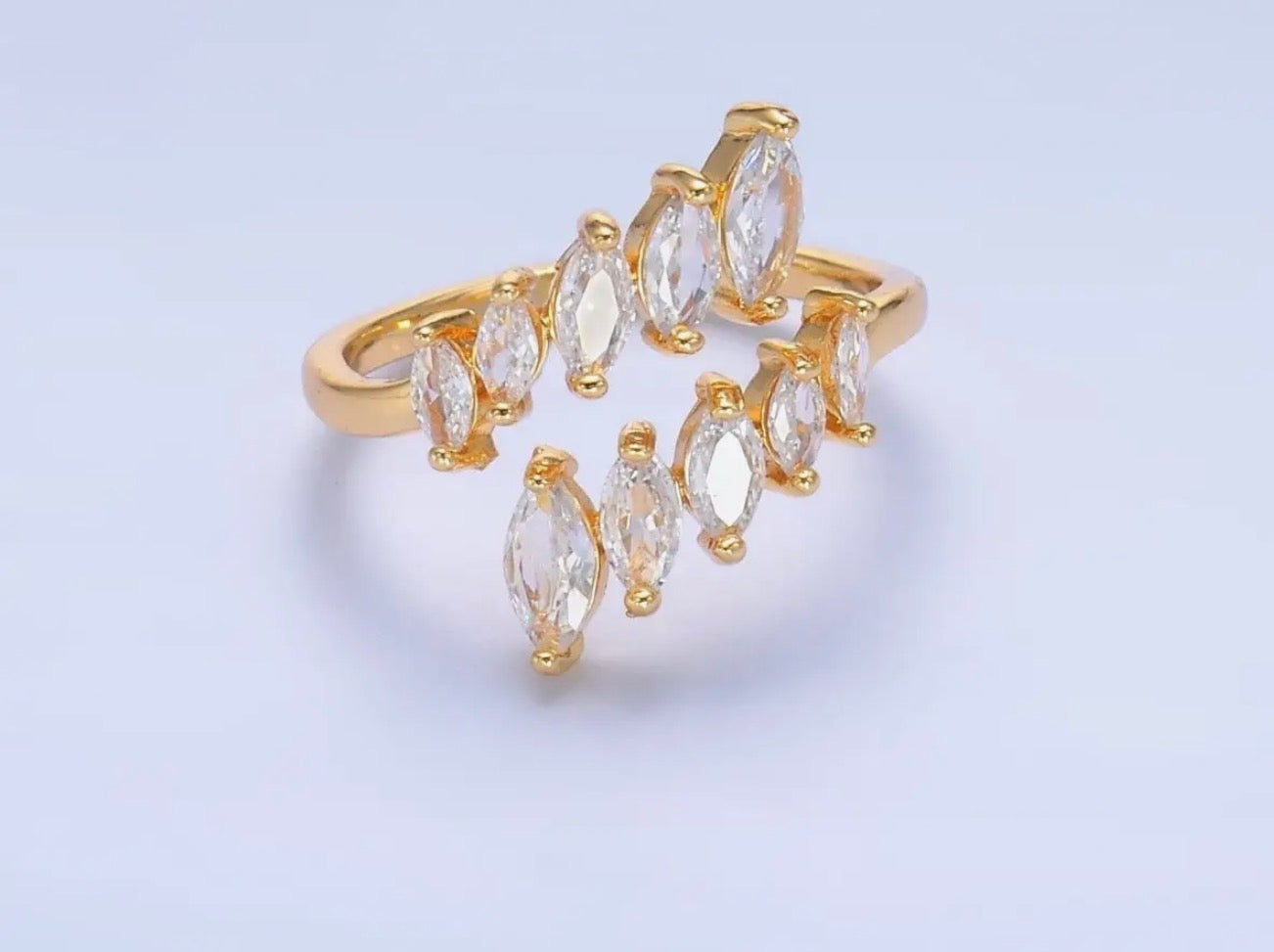 Marquise Gold Ring