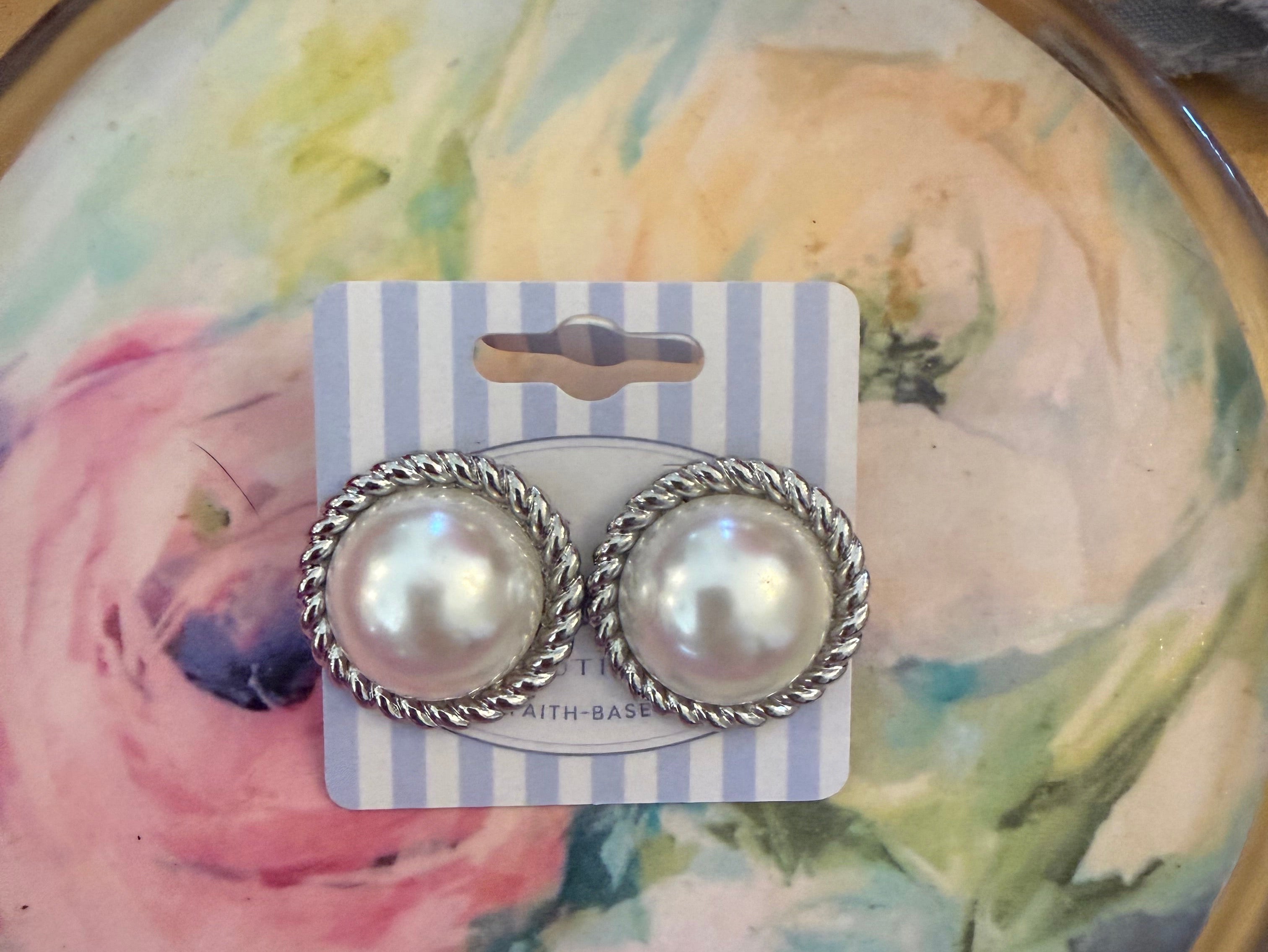 Sunday’s Best Pearl Earrings