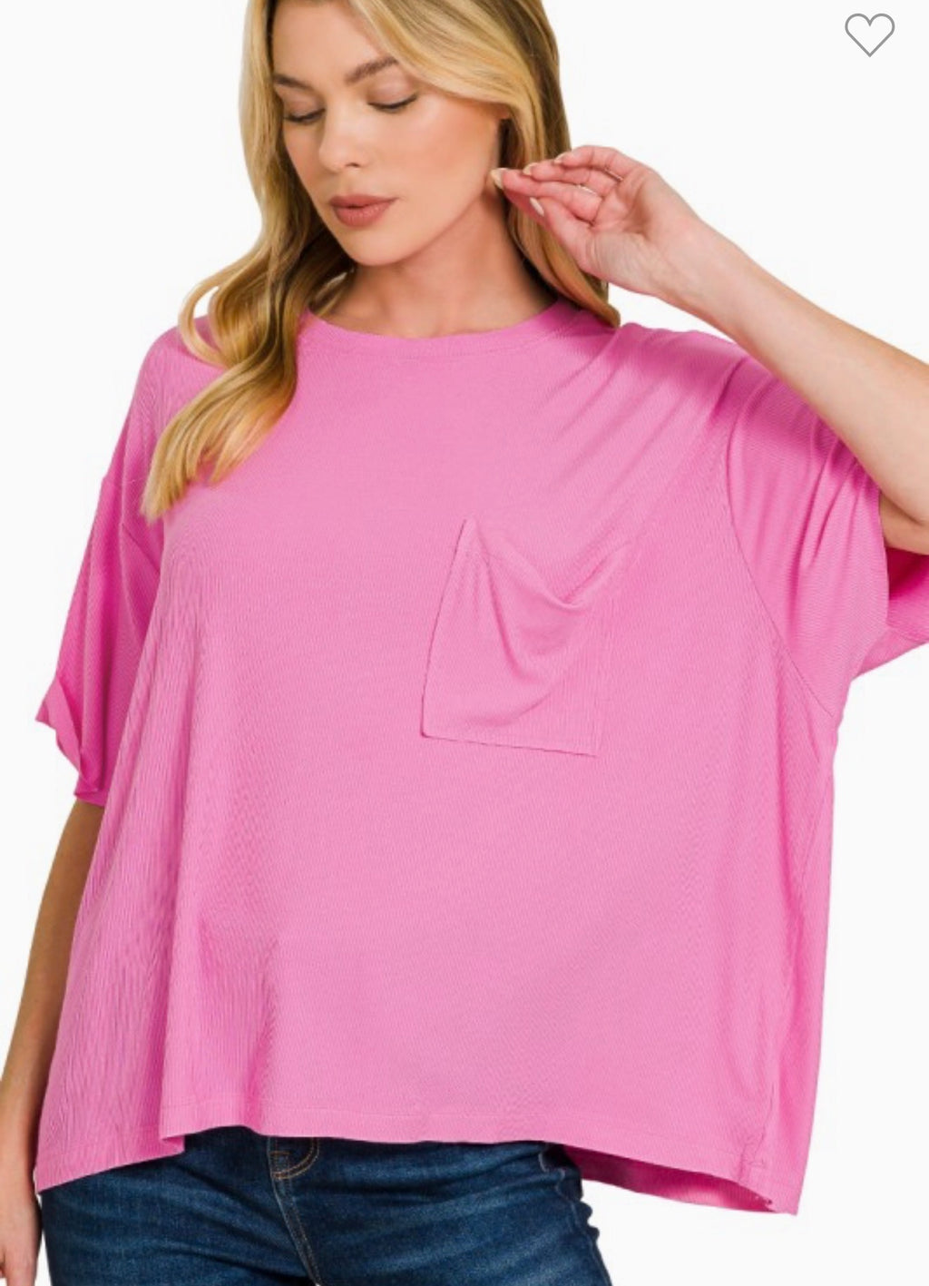 Pink Pocket Top