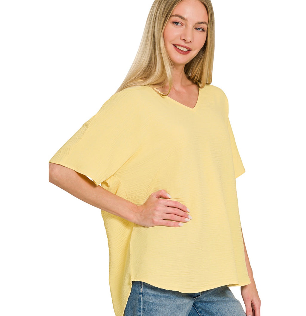 Butter Yellow Airflow Top