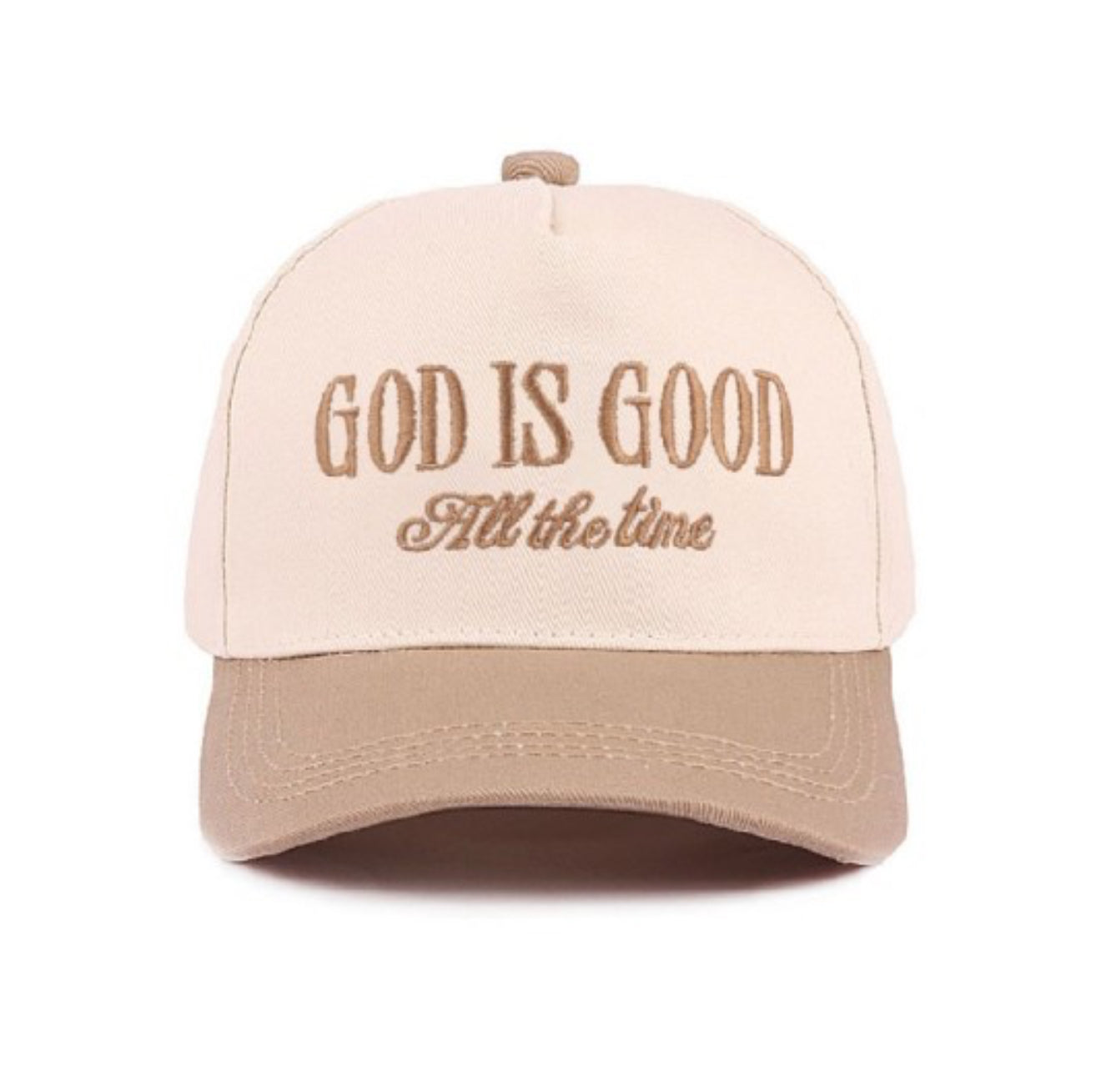 God Is Good Hat Ash Mocha