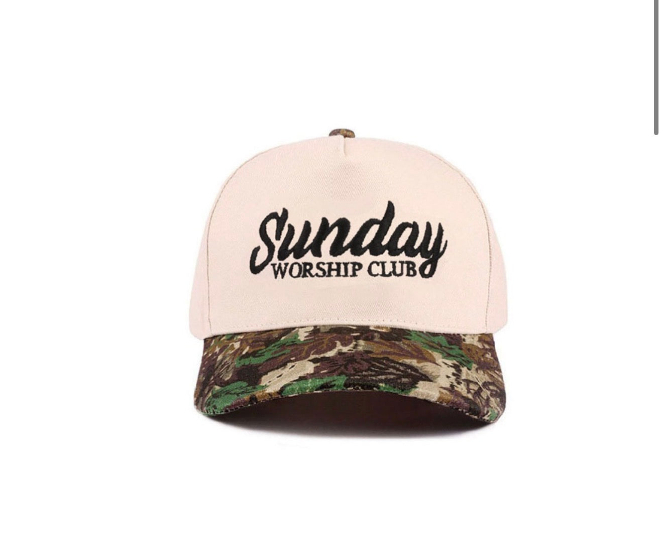 Sunday Worship Club Hat Camo
