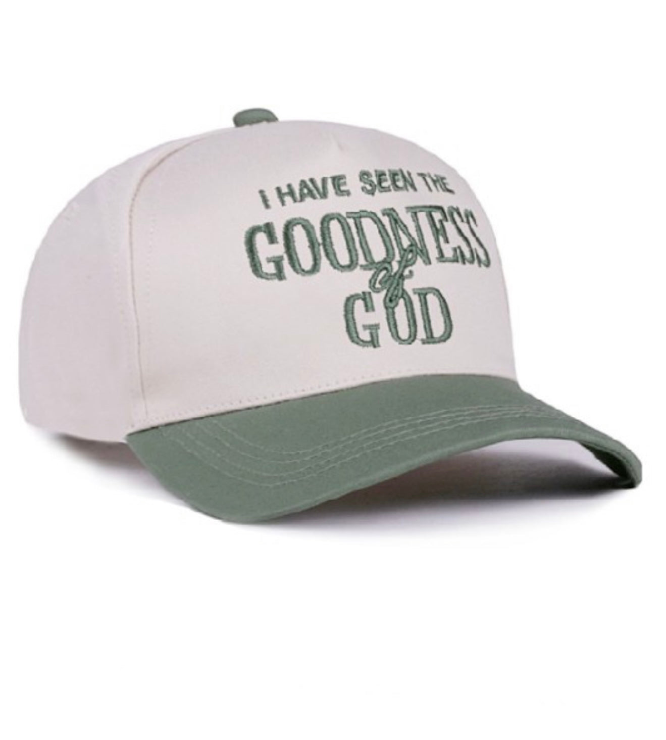 Goodness of God Hat in Forest Green