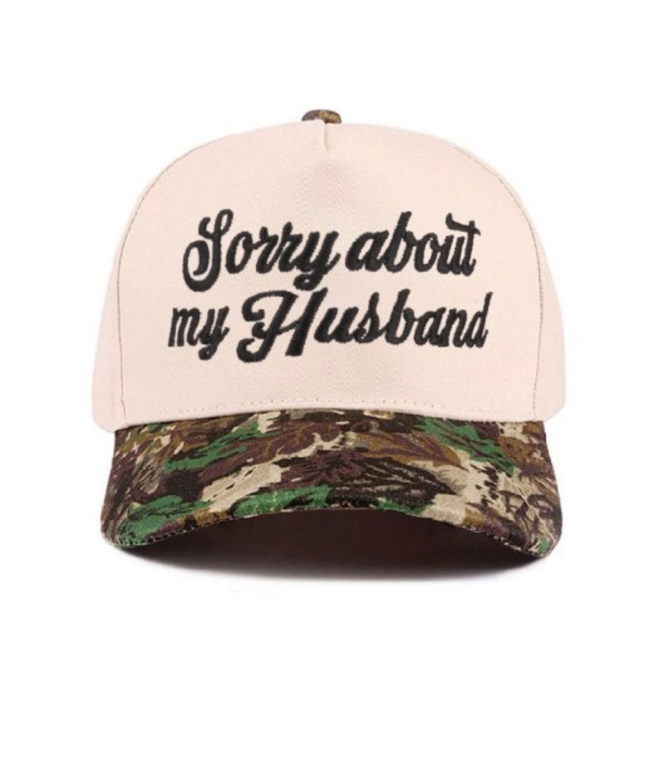Sorry About My Husband Hat Camo