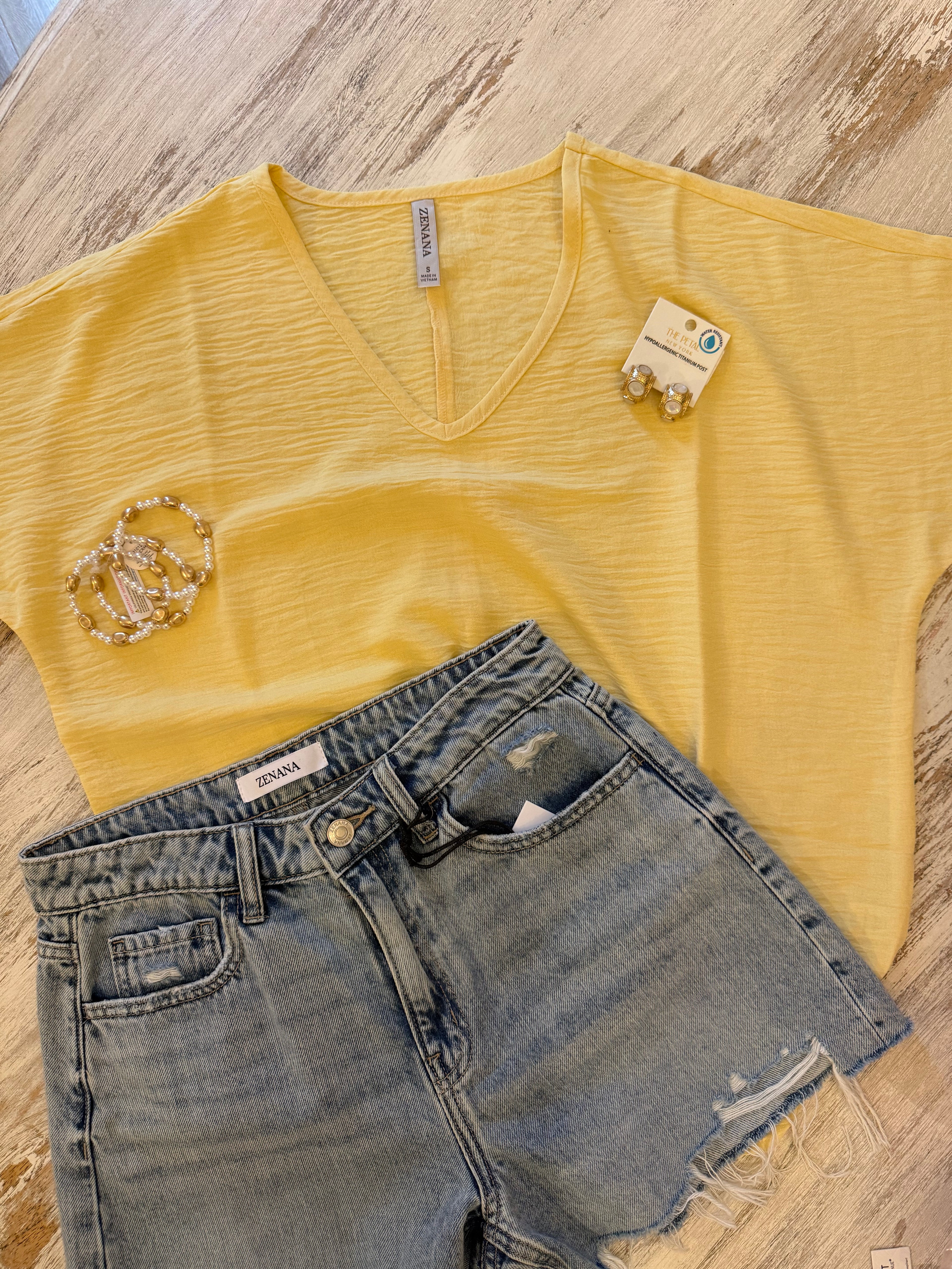 Butter Yellow Airflow Top