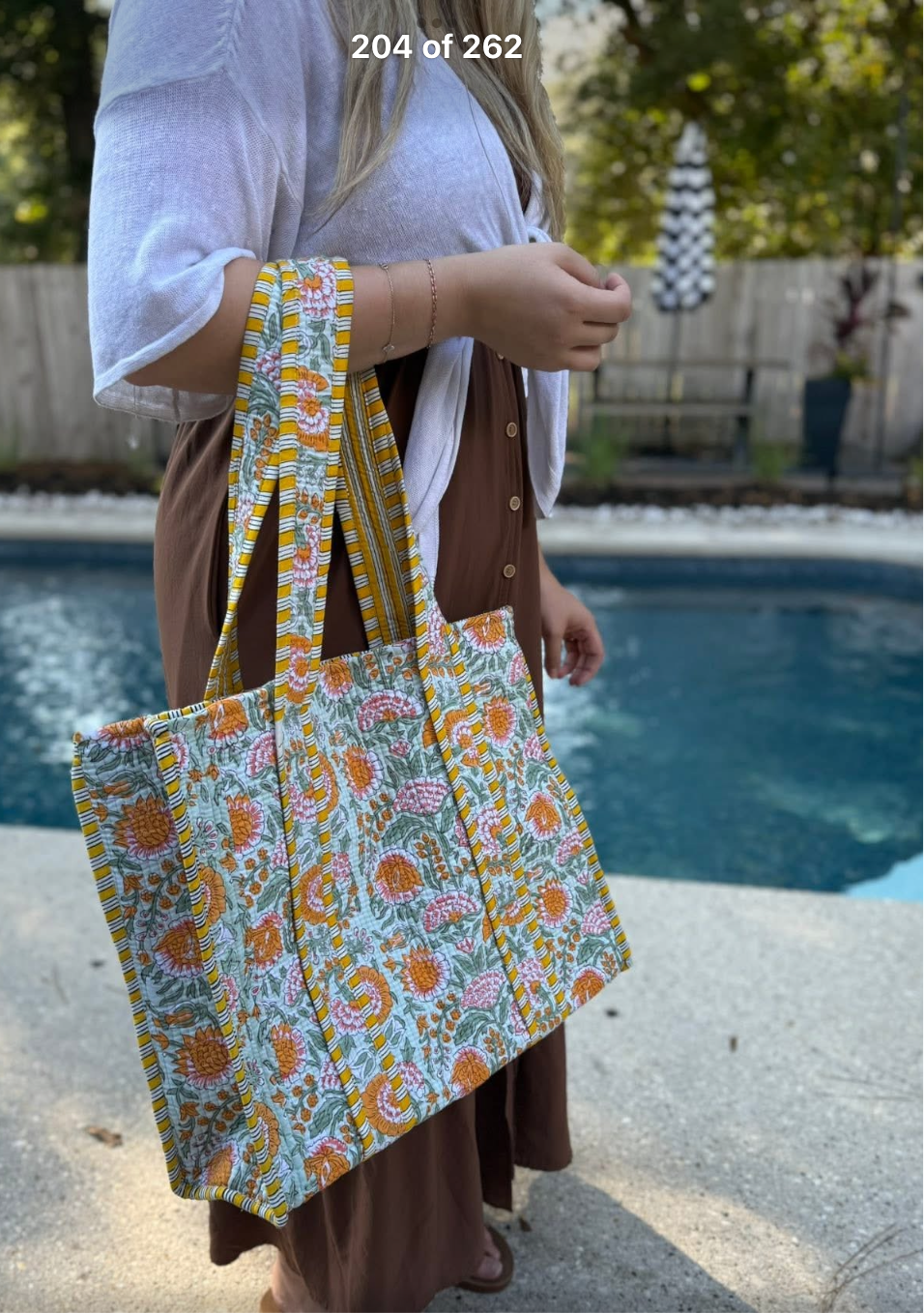 The Joy Quilted Tote