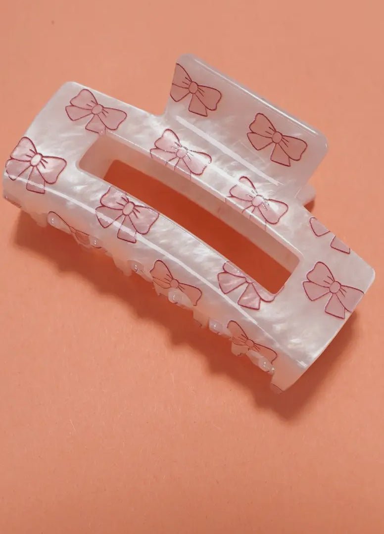 Bow Hair Claw Clip